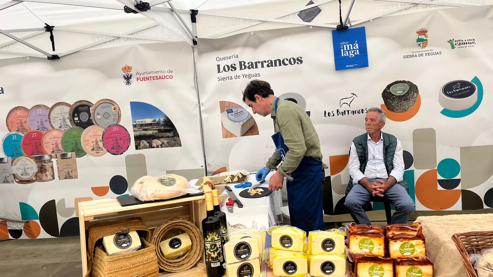 I Feria del Queso de Almudévar. Foto Mercedes Manterola