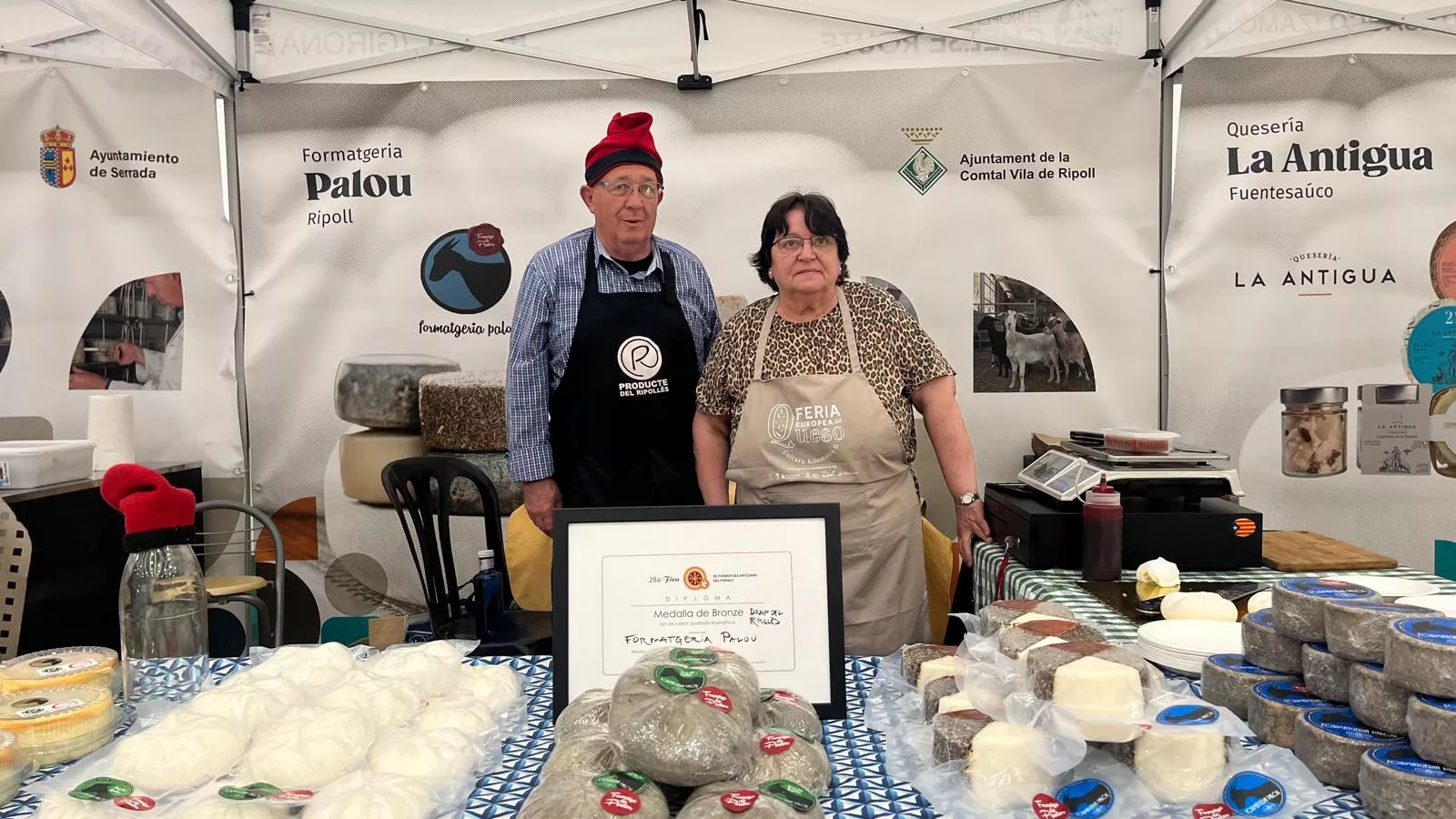 I Feria del Queso de Almudévar. Foto Mercedes Manterola