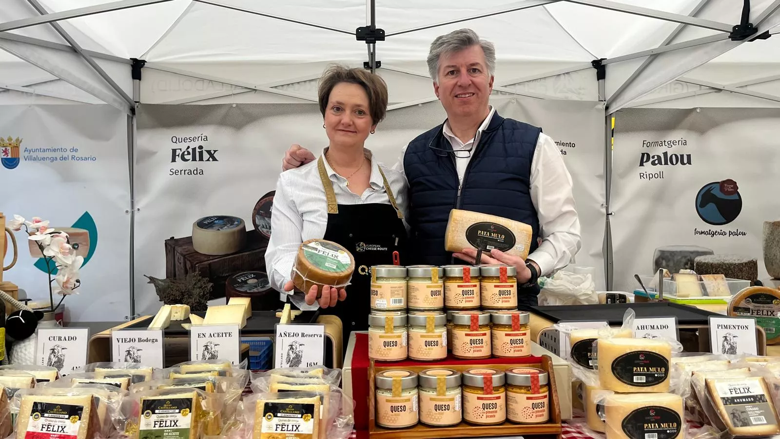 I Feria del Queso de Almudévar. Foto Mercedes Manterola