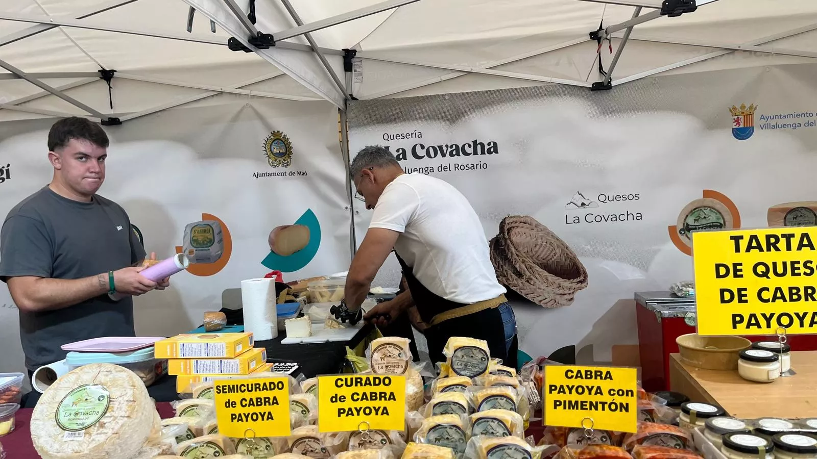 I Feria del Queso de Almudévar. Foto Mercedes Manterola