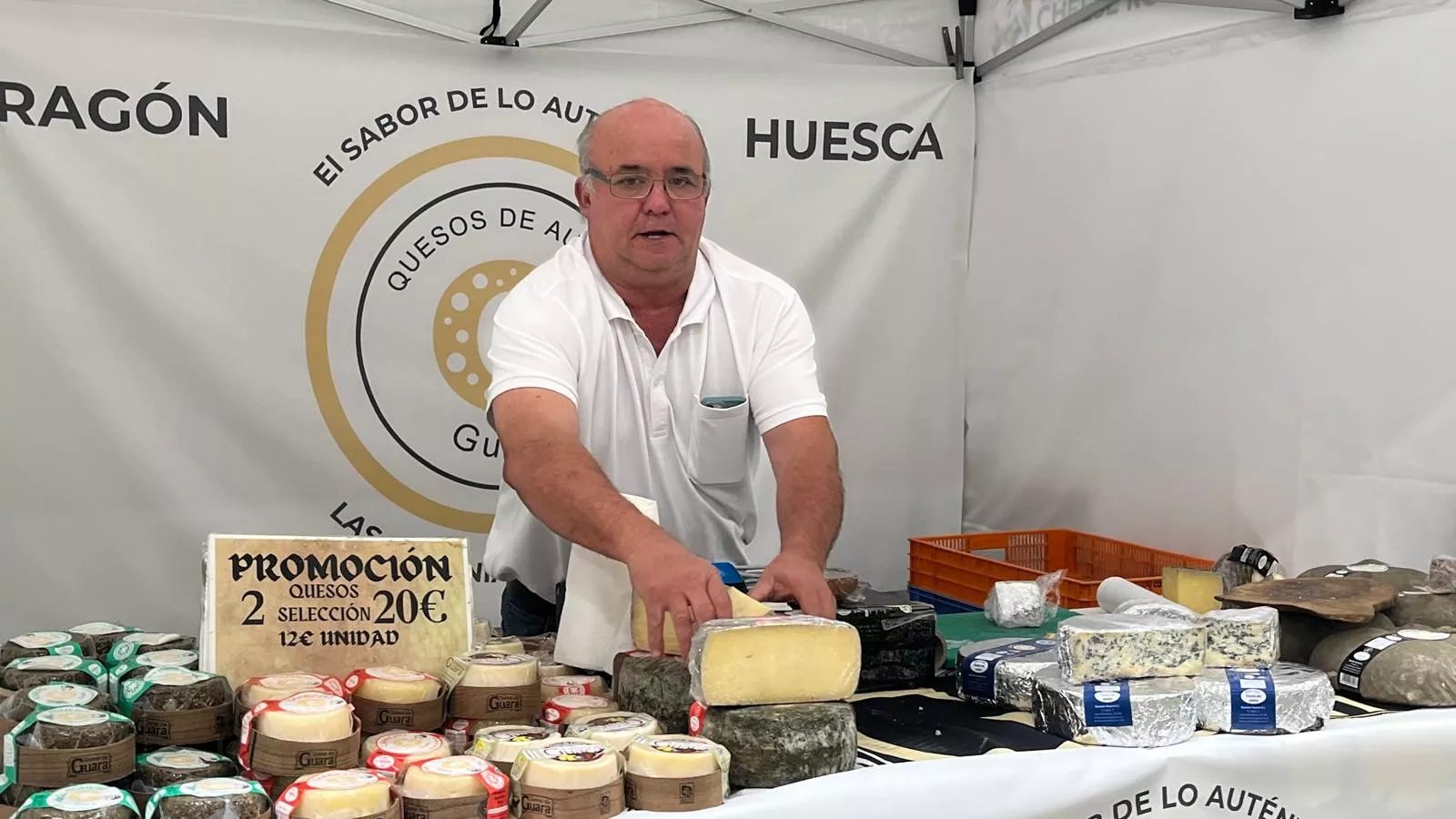 I Feria del Queso de Almudévar. Foto Mercedes Manterola