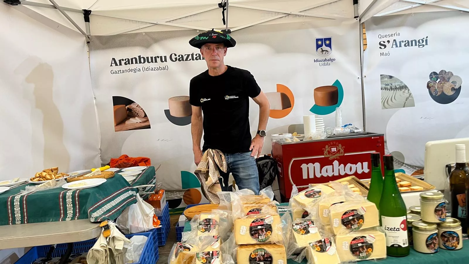 I Feria del Queso de Almudévar. Foto Mercedes Manterola