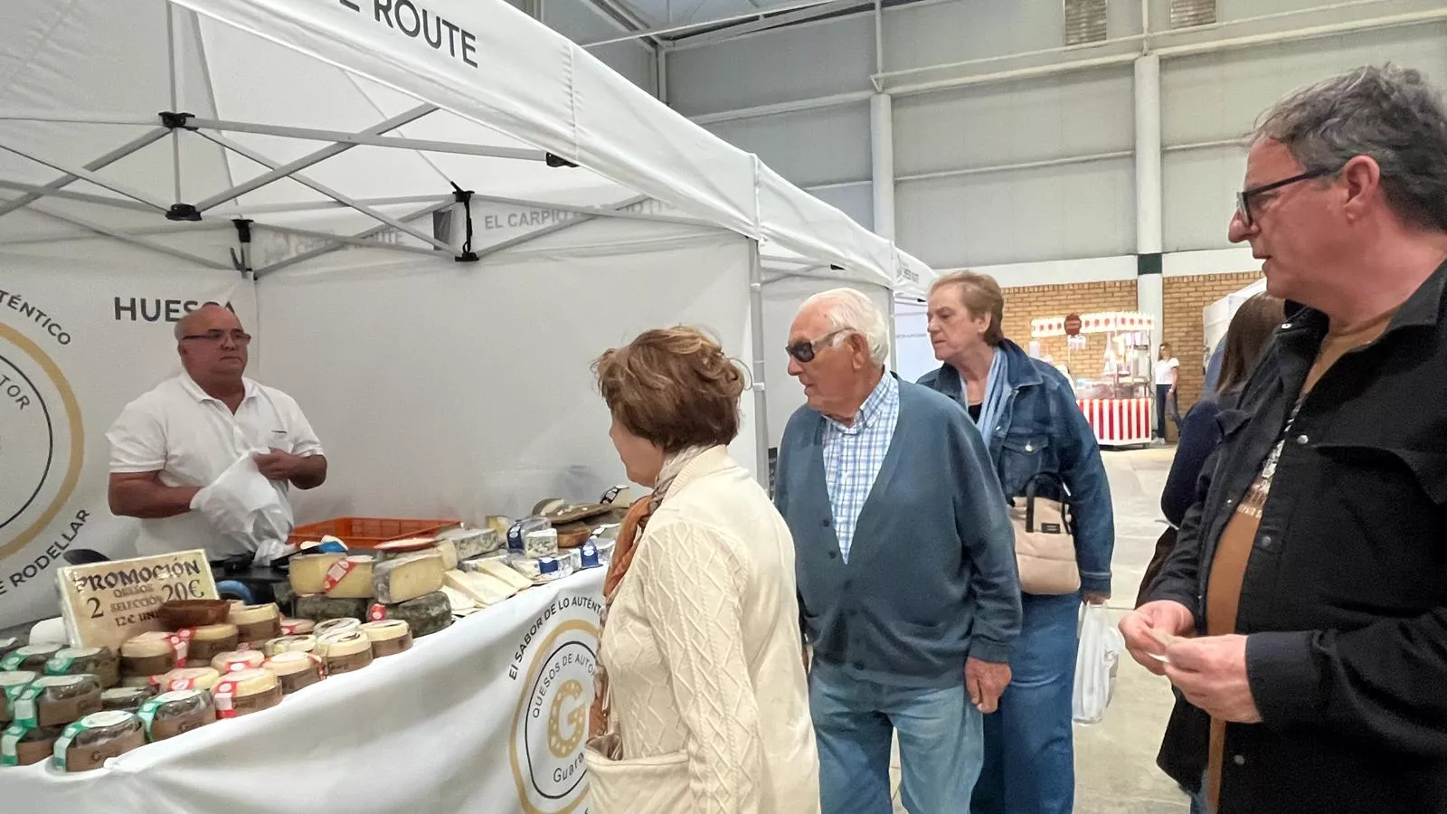 I Feria del Queso de Almudévar. Foto Mercedes Manterola