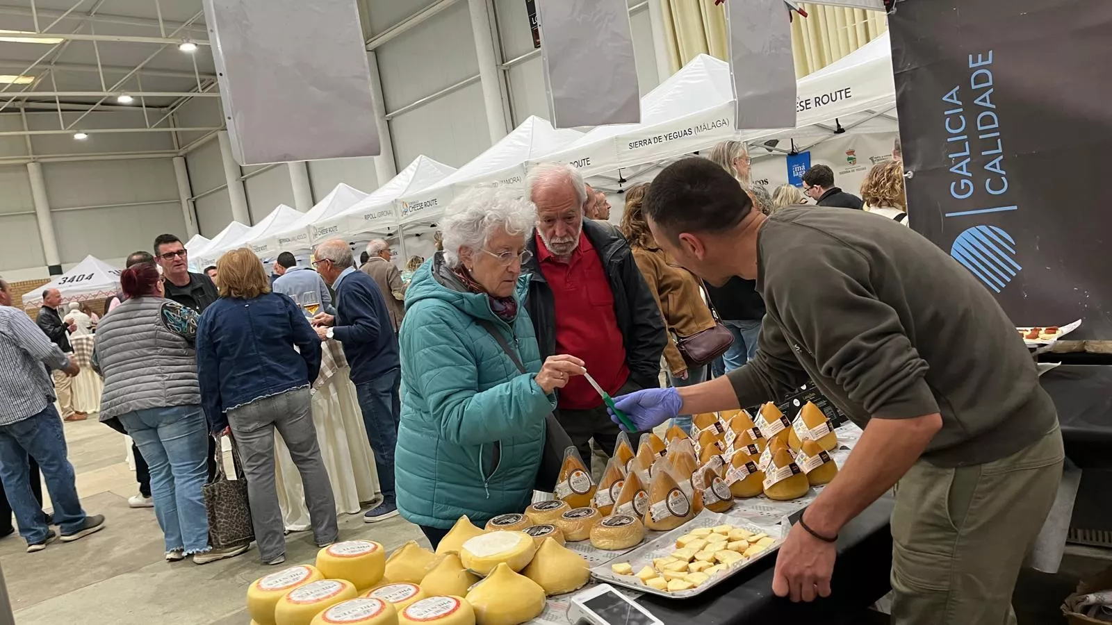 I Feria del Queso de Almudévar. Foto Mercedes Manterola