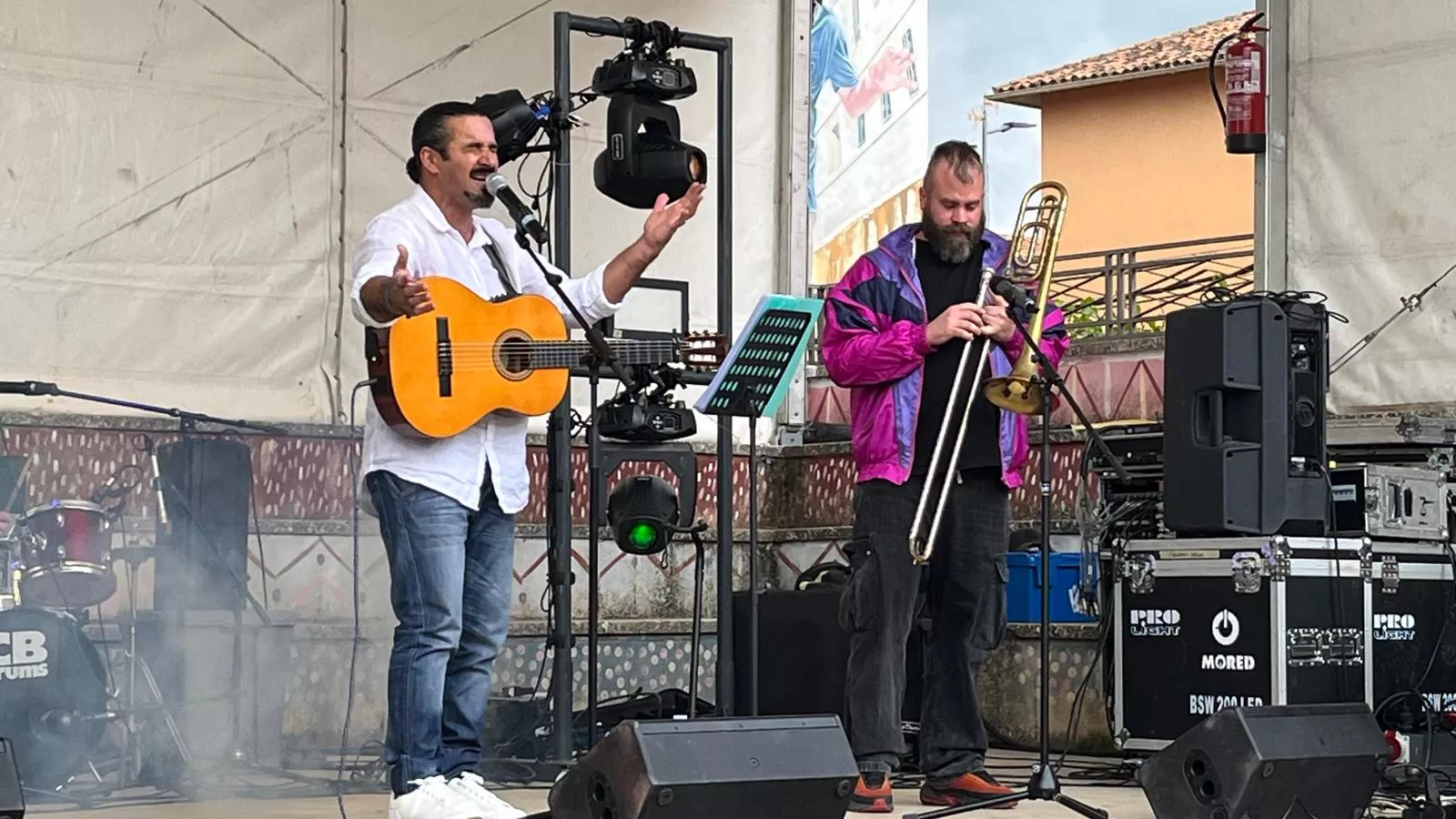 Actuación de Gipsy Band. Foto Mercedes Manterola
