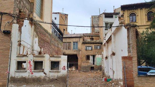 Actuación en la parte posterior del inmueble.