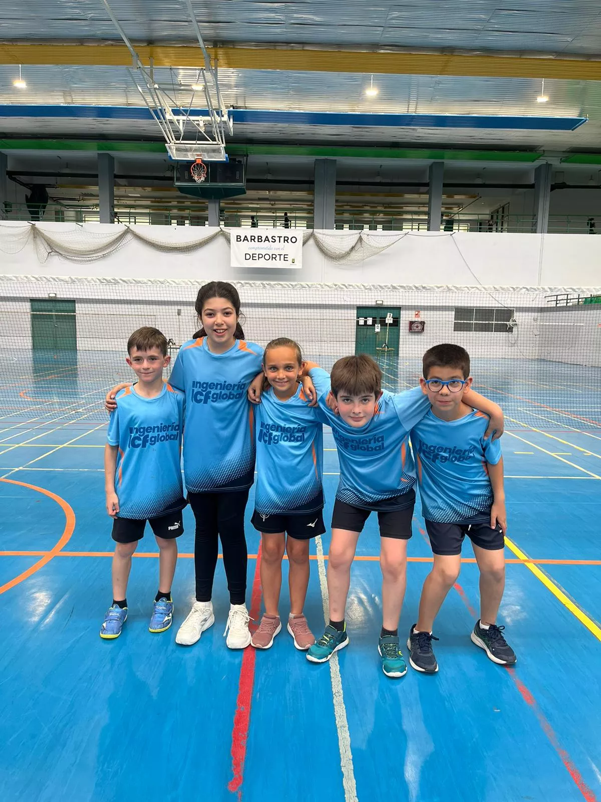 Campeonato de Aragón Escolar por equipos de badminton. CB Binéfar