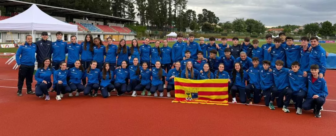 Selección Aragonesa Sub-16 en Orense.