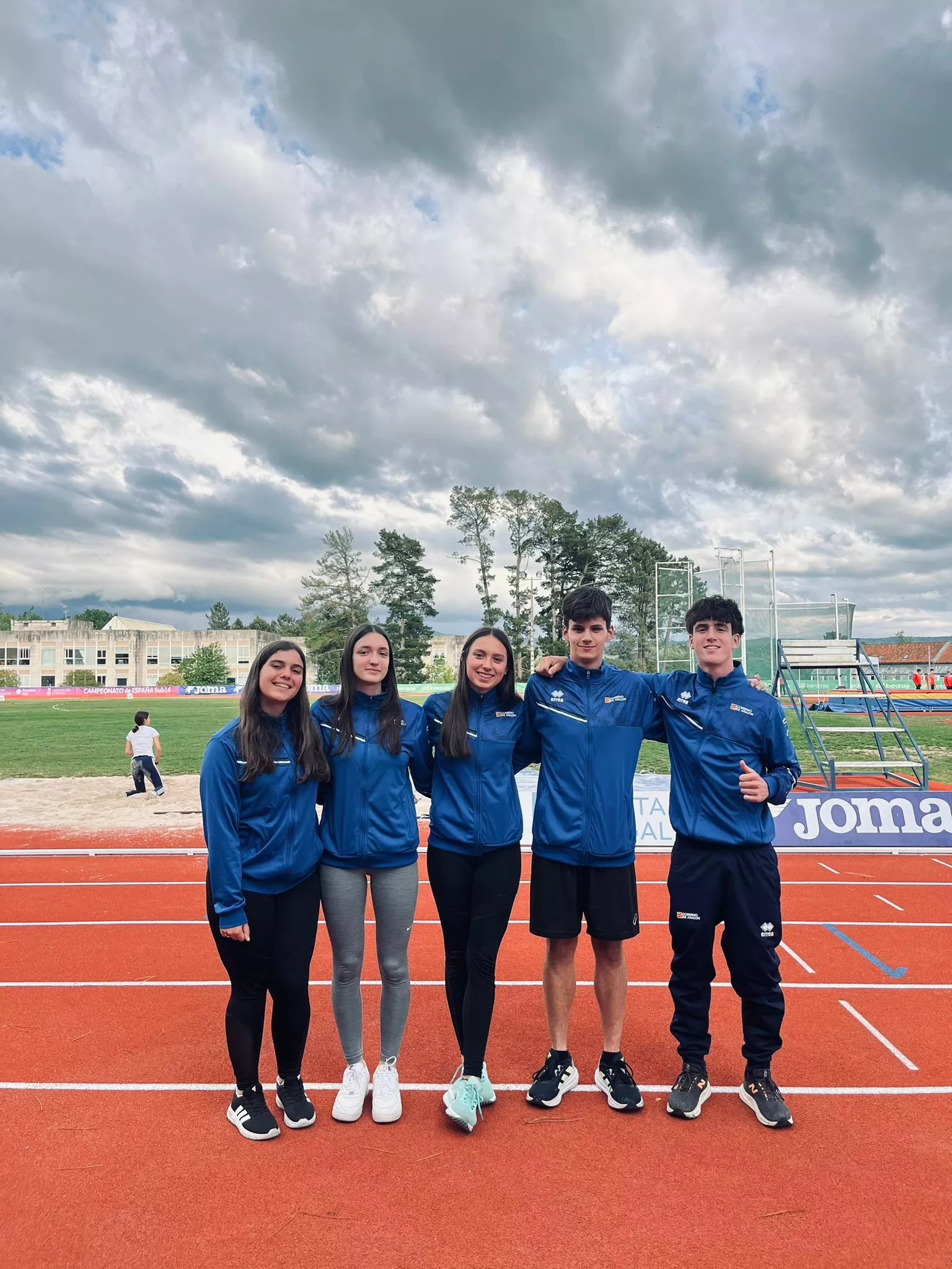 Ruth Pascual, Valeria Angusto, Alba Minguillón, Javier García y Martín Arnal en el CESA
