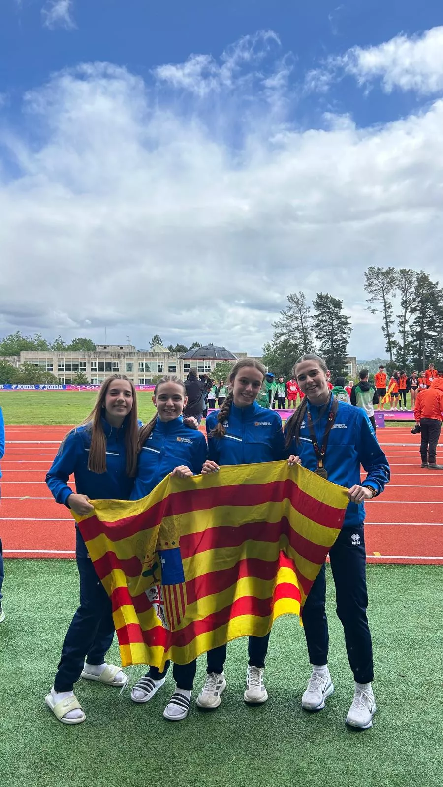 Uxue, Ana, Laura Martínez y Laura Domingo, de Intec-Zoiti