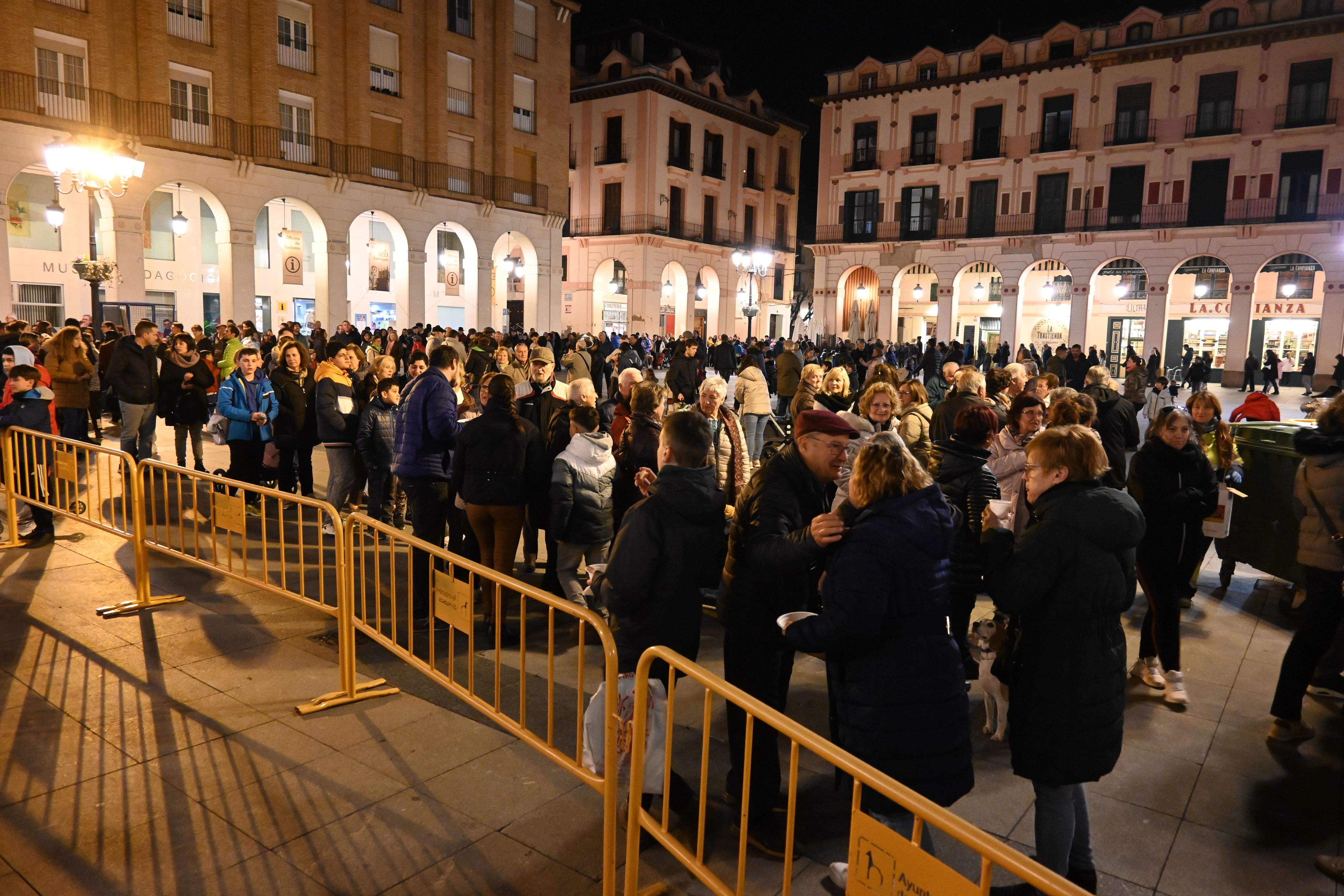 Celebración del Jueves Lardero en Huesca. Foto: Carlos Jalle