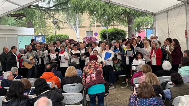 Final de Barriofest con un recital multicoral. Foto Mercedes Manterola