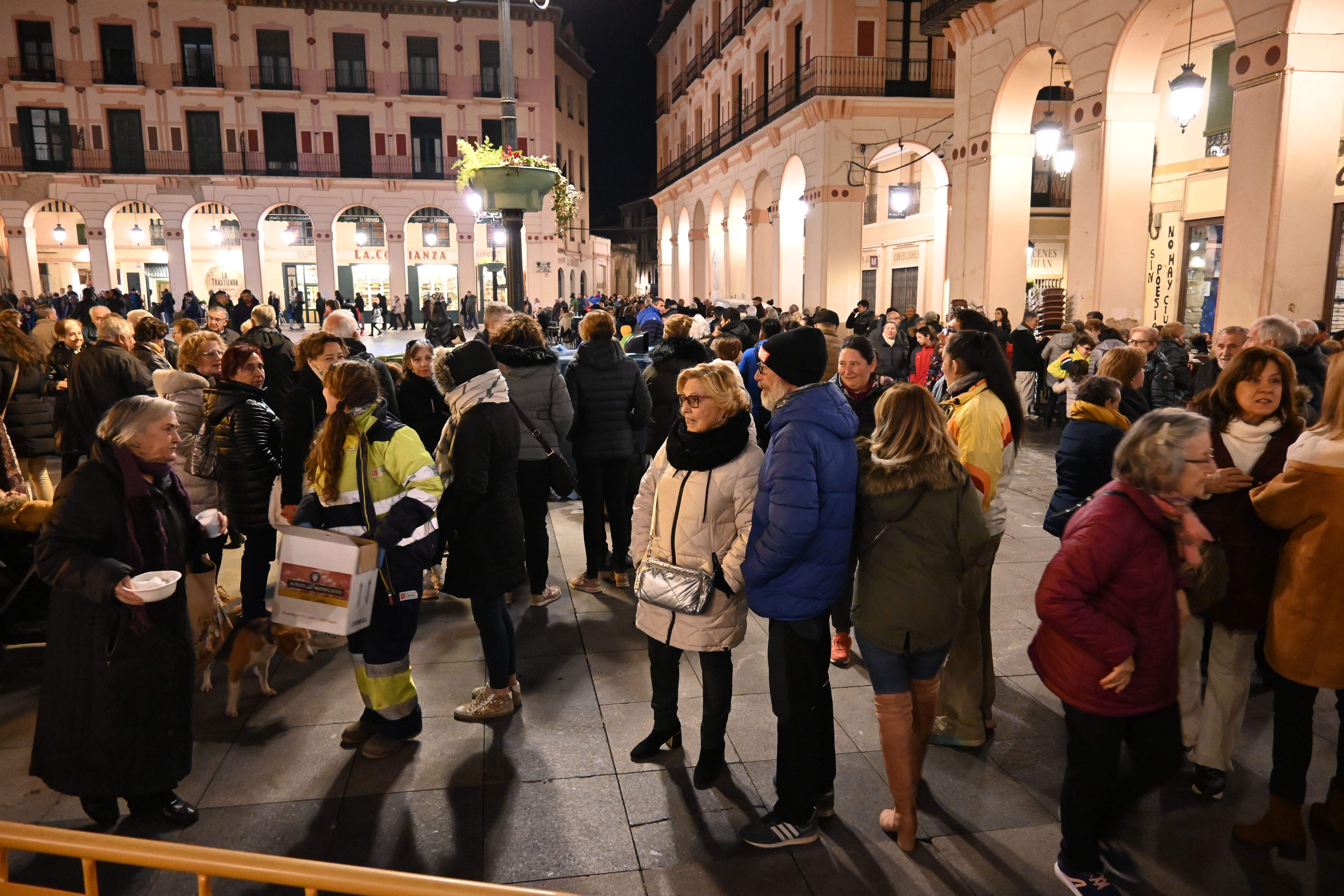 Celebración del Jueves Lardero en Huesca. Foto: Carlos Jalle