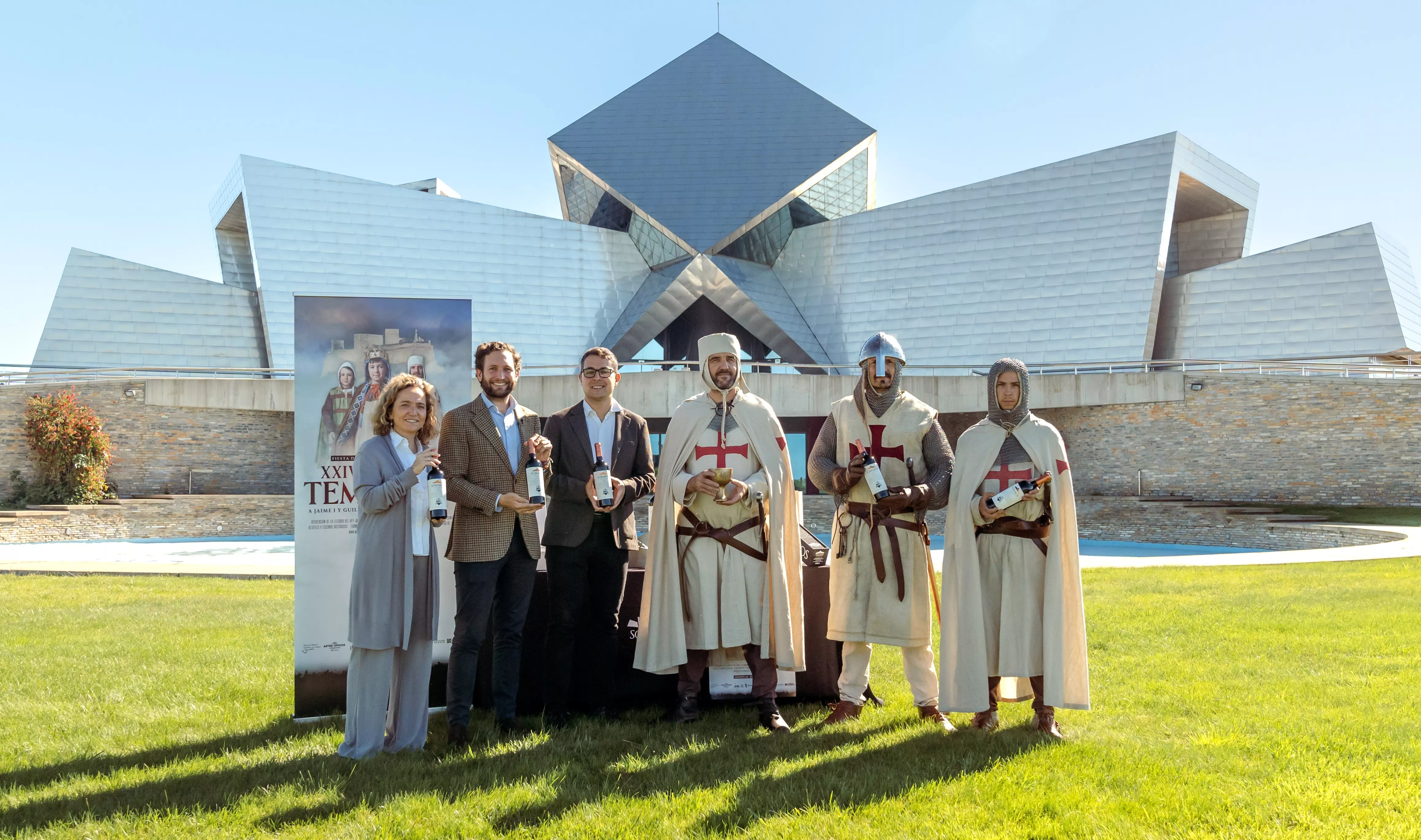 Sommos se suma al Homenaje Templario de Monzón con una edición especial como vino oficial.
