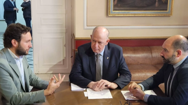 Ángel Sanz se ha reunido con Isaac Claver y Fernando Torres.