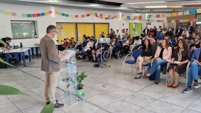Anselmo Lalueza. Almuerzo de agradecimiento por la Marcha Aspace 2026. Foto Myriam Martínez