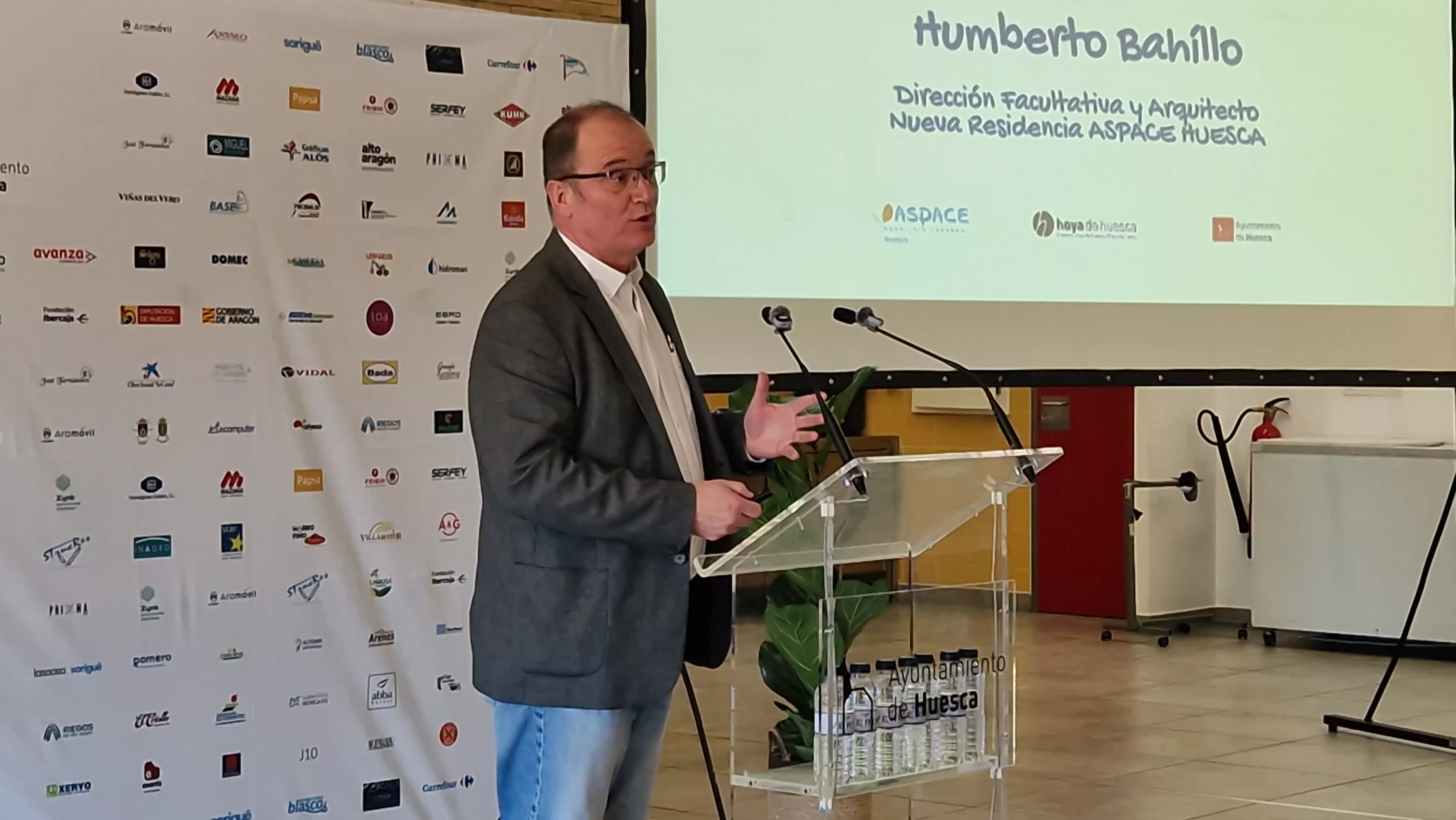 Humberto Bahíllo. Almuerzo de agradecimiento por la Marcha Aspace 2026. Foto Myriam Martínez