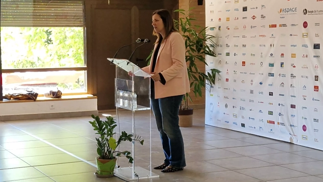 Mónica Soler. Almuerzo de agradecimiento por la Marcha Aspace 2026. Foto Myriam Martínez