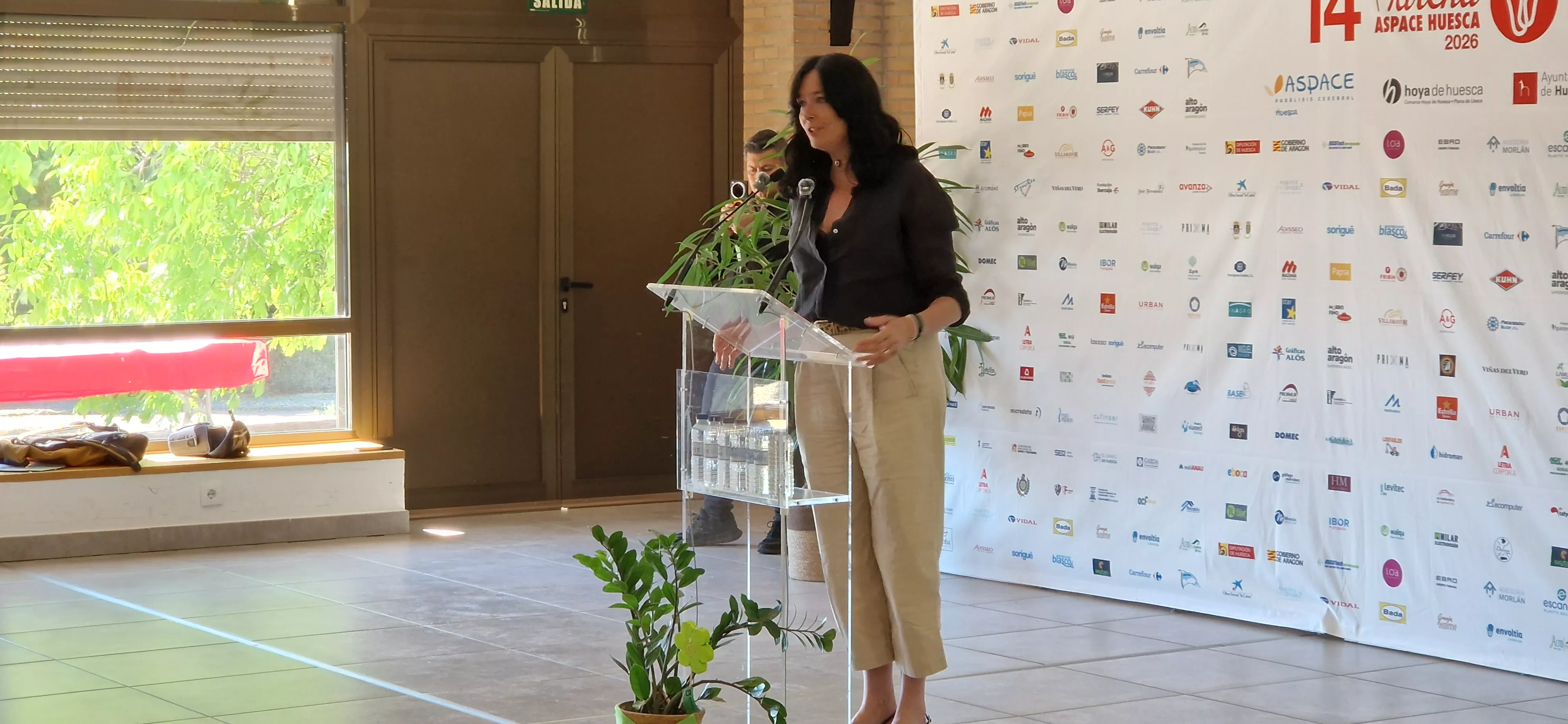 Lorena Orduna. Almuerzo de agradecimiento por la Marcha Aspace 2026. Foto Myriam Martínez