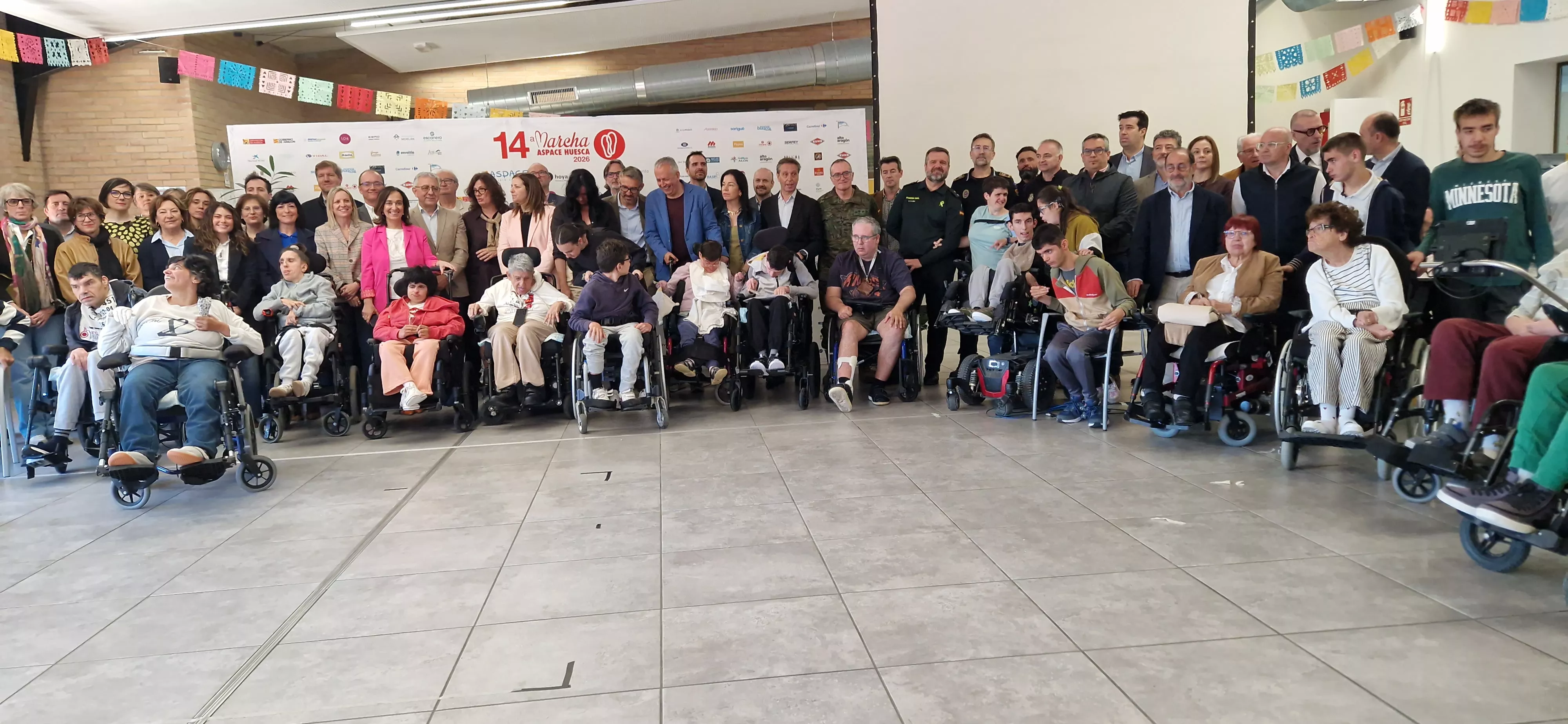 Almuerzo de agradecimiento por la Marcha Aspace 2026. Foto Myriam Martínez