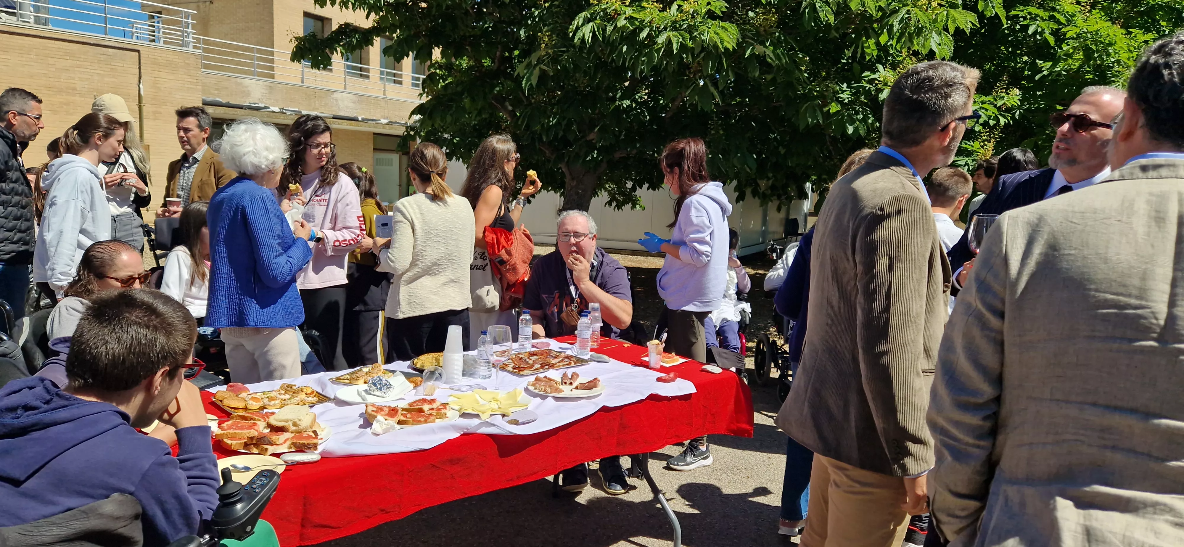 Almuerzo de agradecimiento por la Marcha Aspace 2026. Foto Myriam Martínez