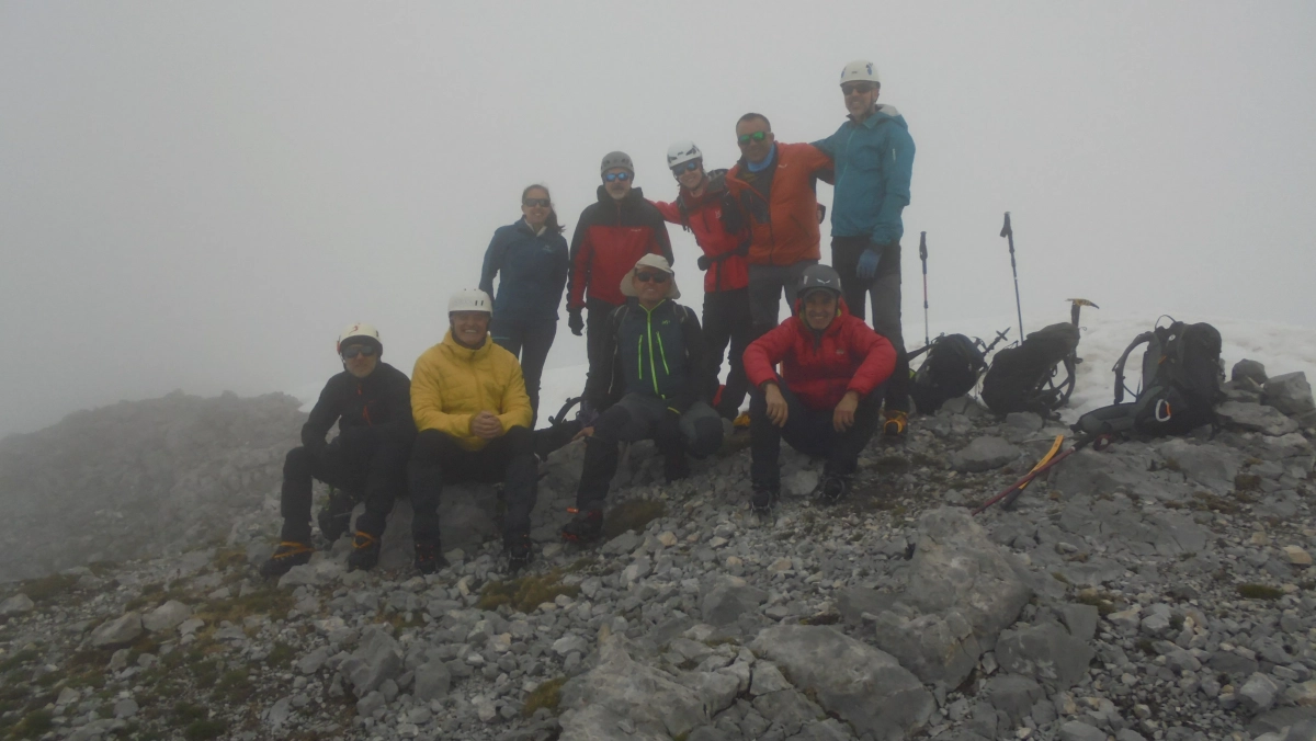 Pico Fenez, protagonista en las travesías pirenaicas de Peña Guara