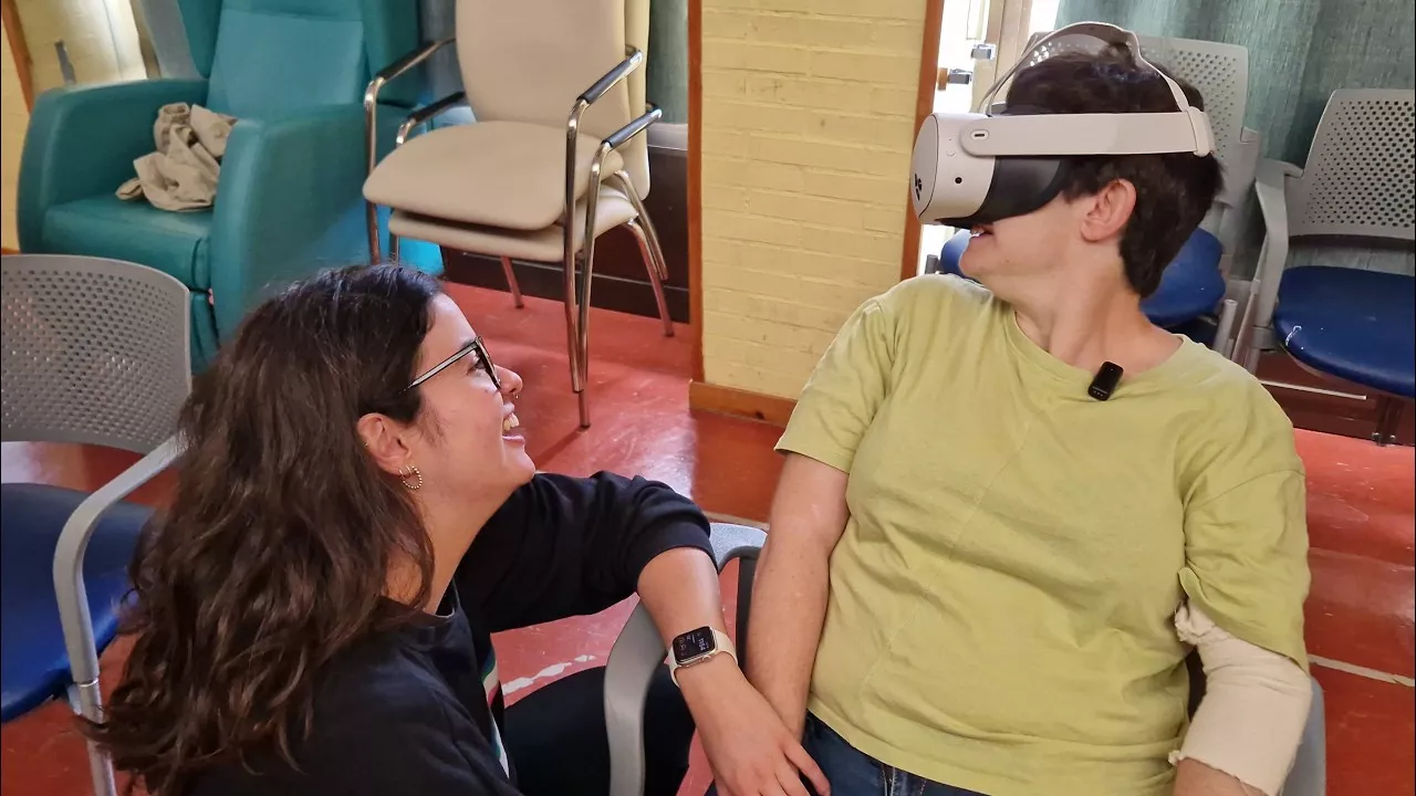 Espeleólogos con parálisis cerebral.