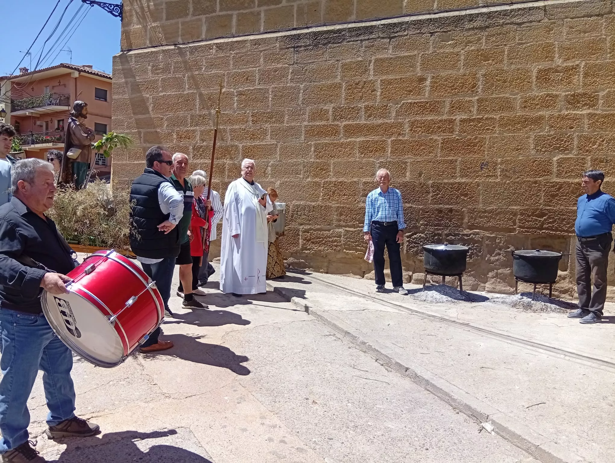 Bendición de las Judías de San Isidro en Huerta de Vero. Foto Ismael Ferrer