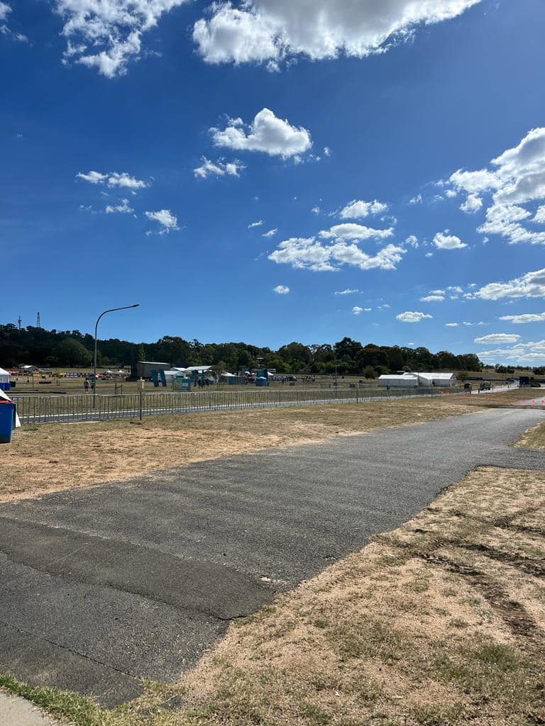 Imágenes de España en el Mundial de Cross. El circuito, muy duro. Foto RFEA