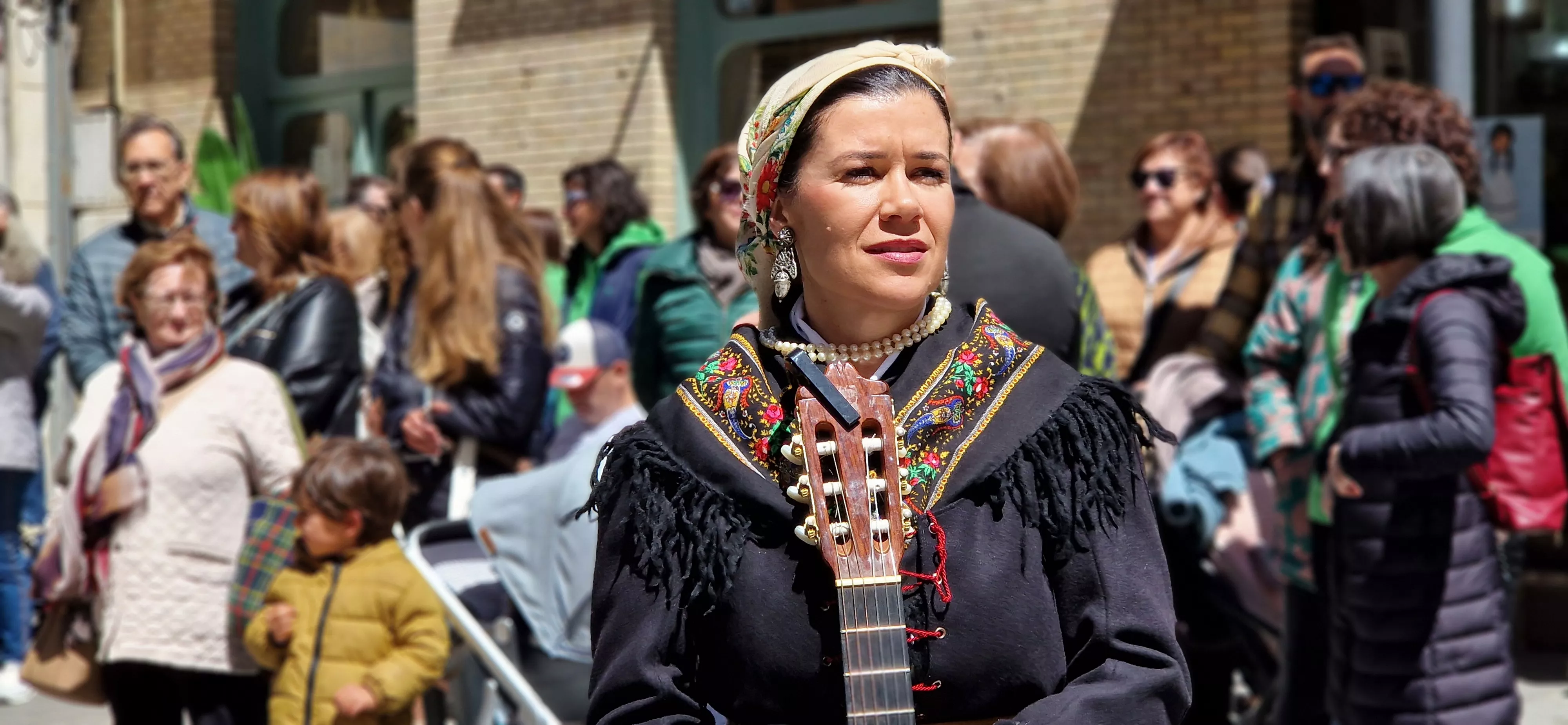 Alicia Monaj, presidenta de Santa Cecilia. Foto Myriam Martínez