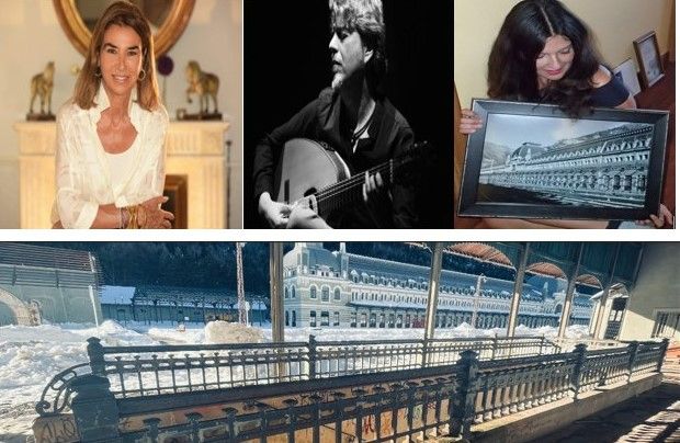 Los espías vuelven a Canfranc, acompañando a Rosario Raro, Carmen Posadas y Josete Ordóñez