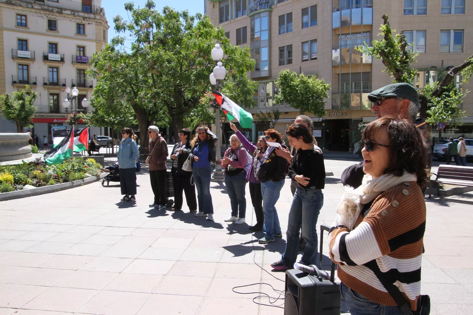 Conmemoración de la Nakba en Huesca. Foto Carlos Neofato