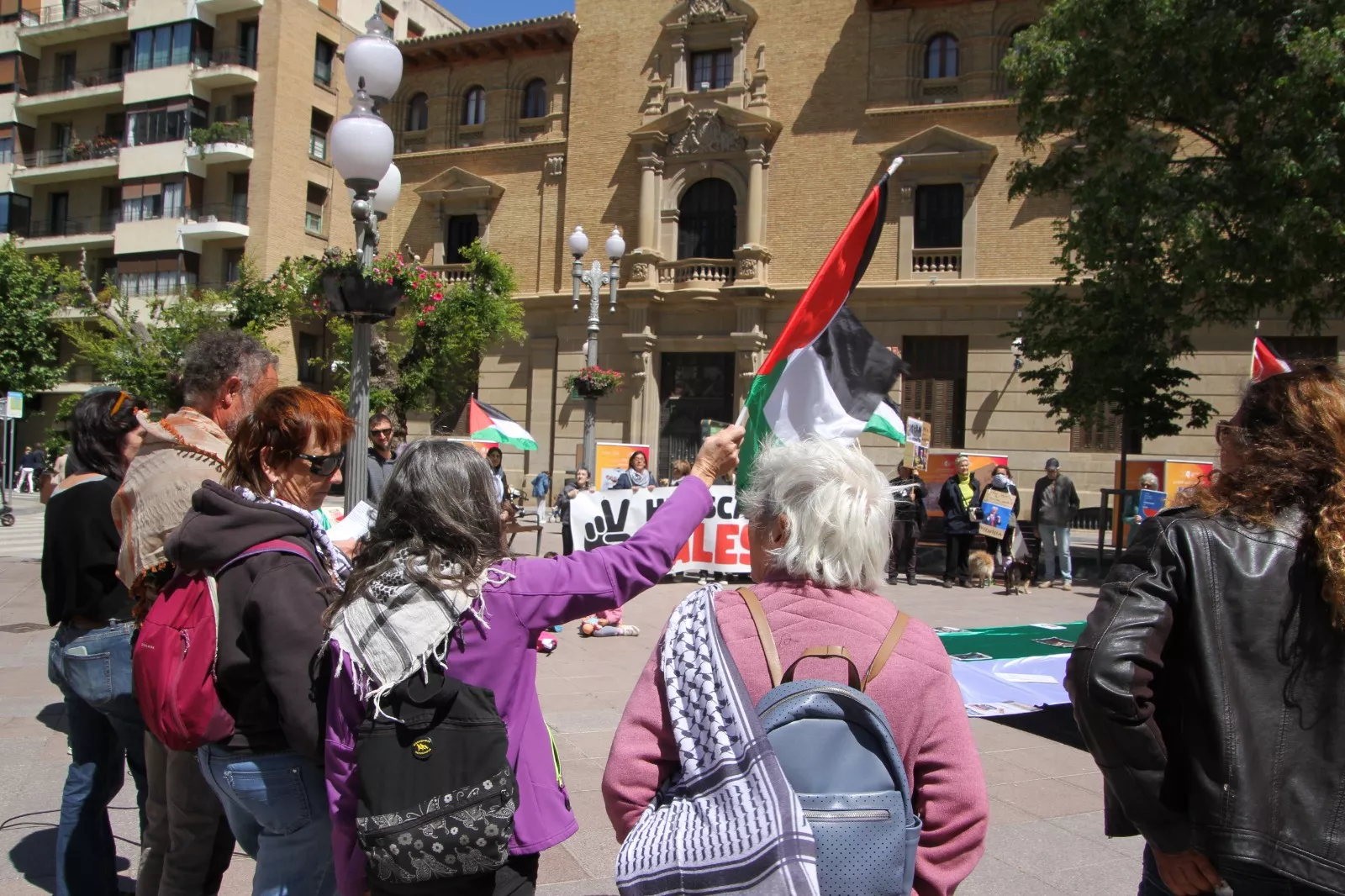 Conmemoración de la Nakba en Huesca. Foto Carlos Neofato
