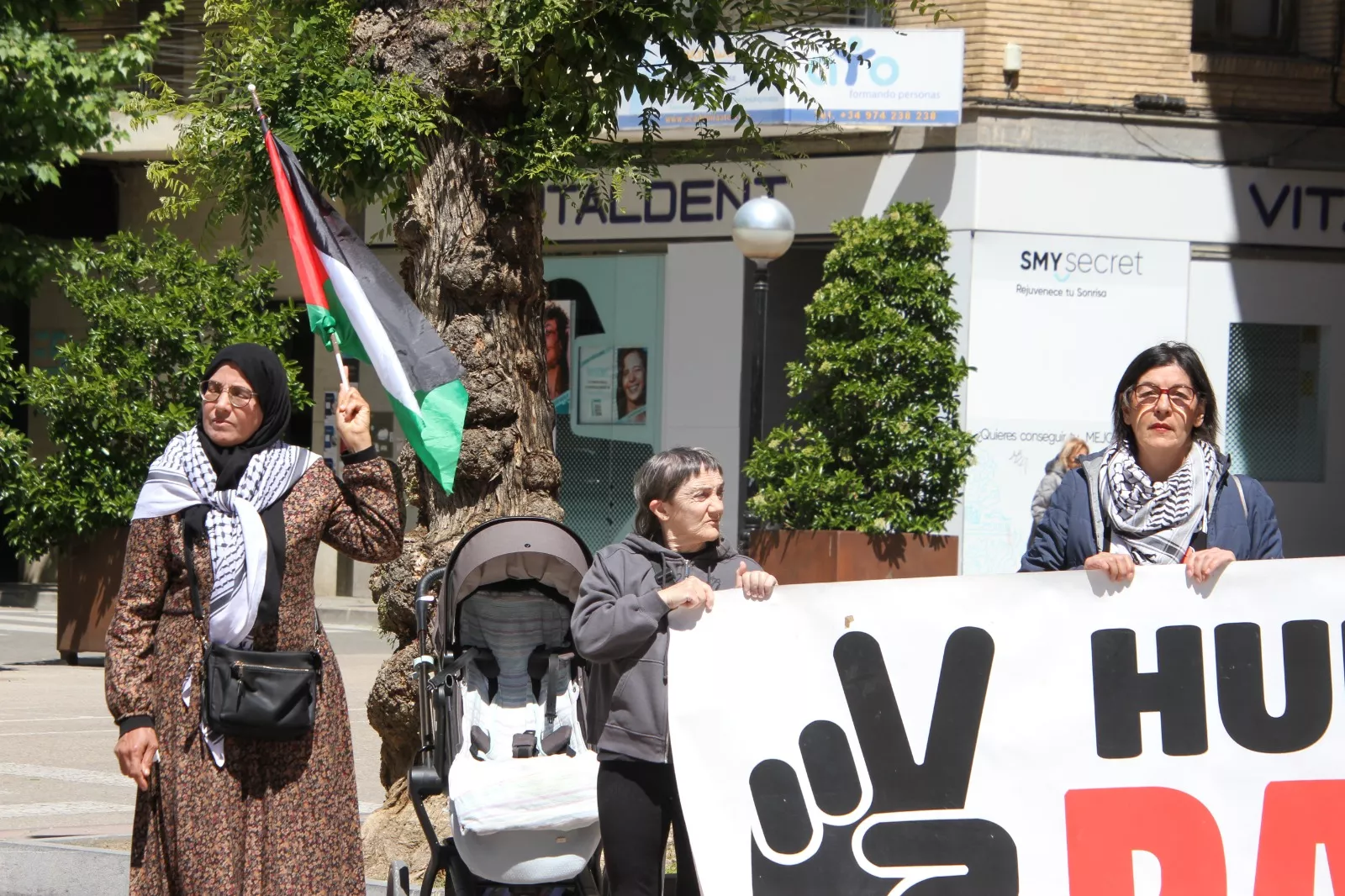 Conmemoración de la Nakba en Huesca. Foto Carlos Neofato