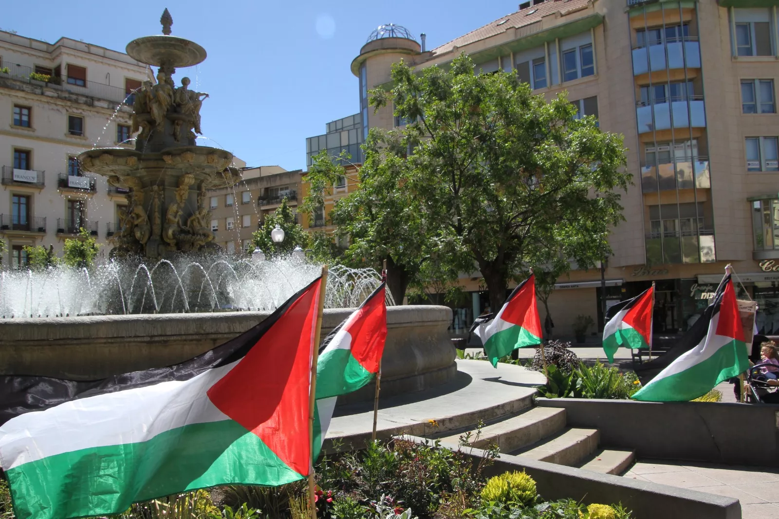 Conmemoración de la Nakba en Huesca. Foto Carlos Neofato