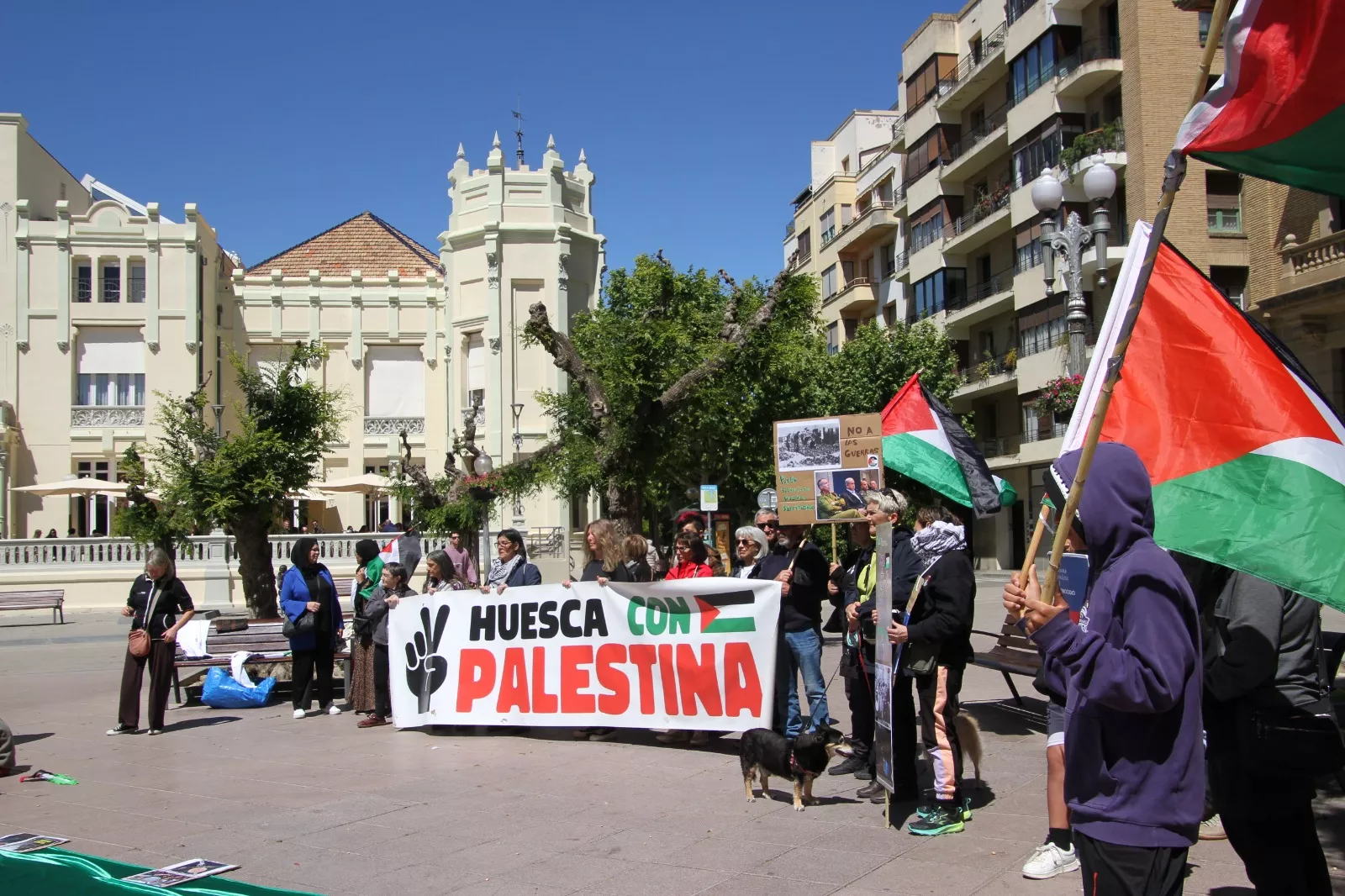 Conmemoración de la Nakba en Huesca. Foto Carlos Neofato