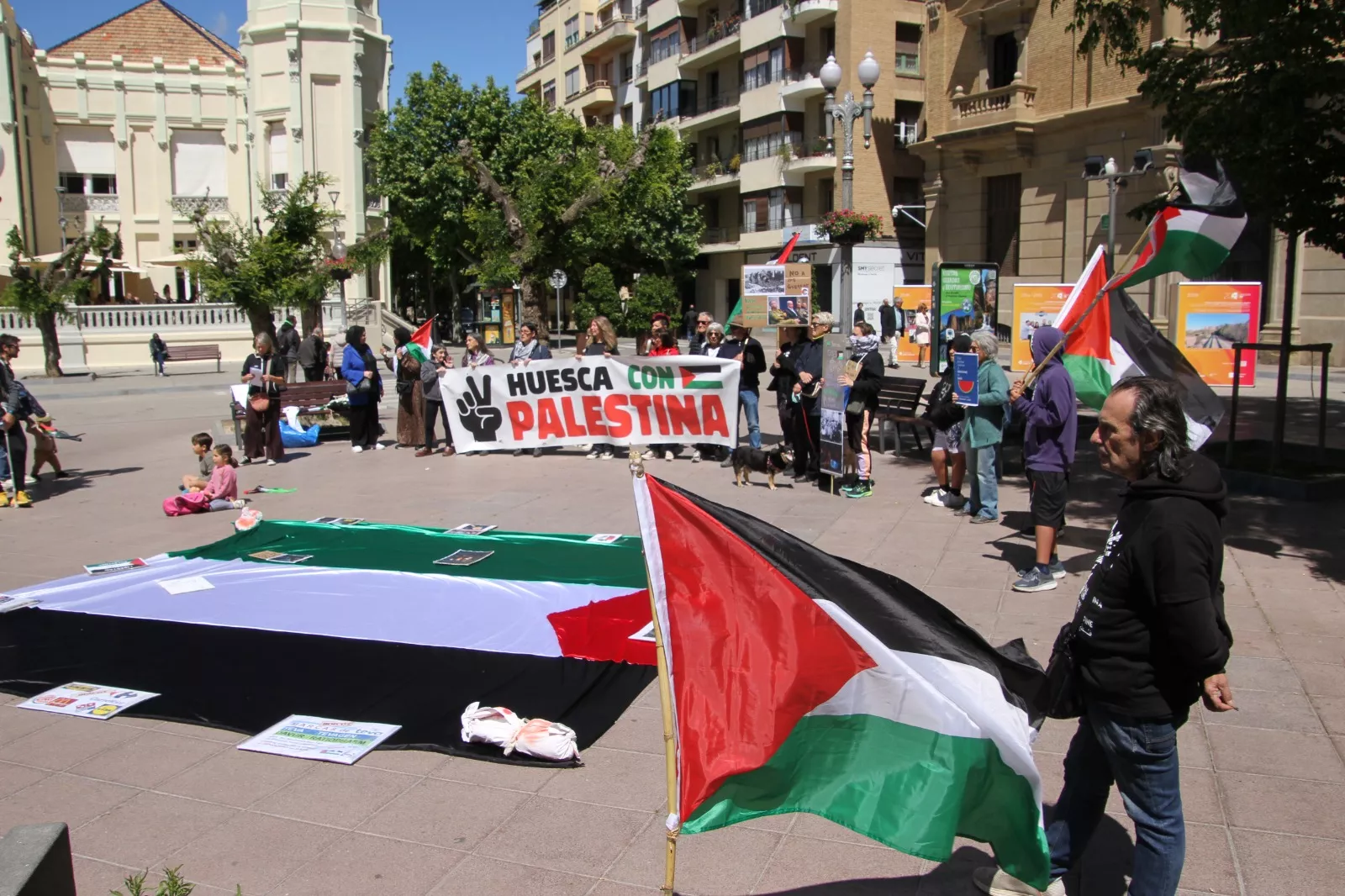 Conmemoración de la Nakba en Huesca. Foto Carlos Neofato