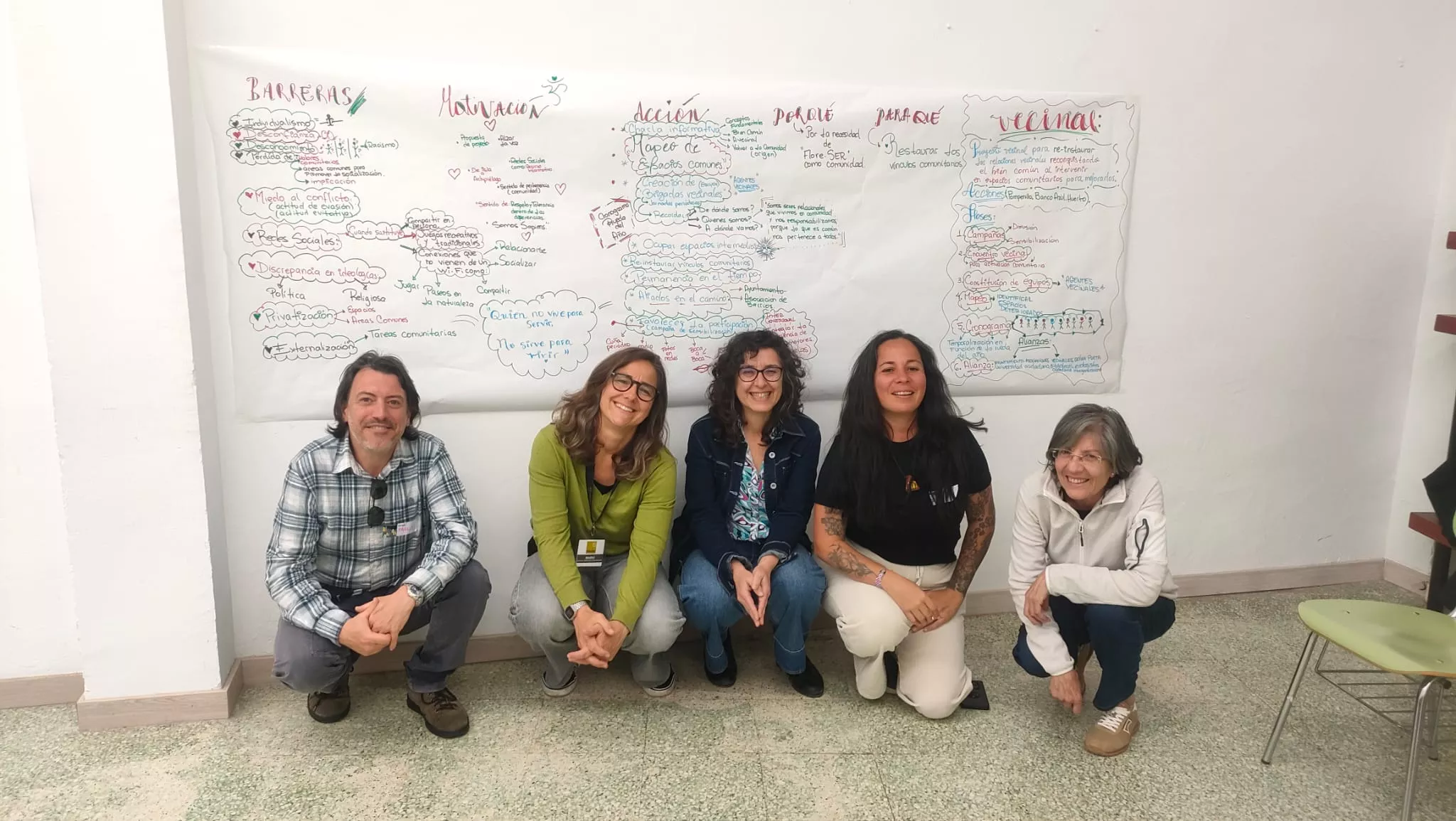 "A vecinal". Presentación de los prototipos elaborados en los Barrios Conectados. Foto Myriam Martínez