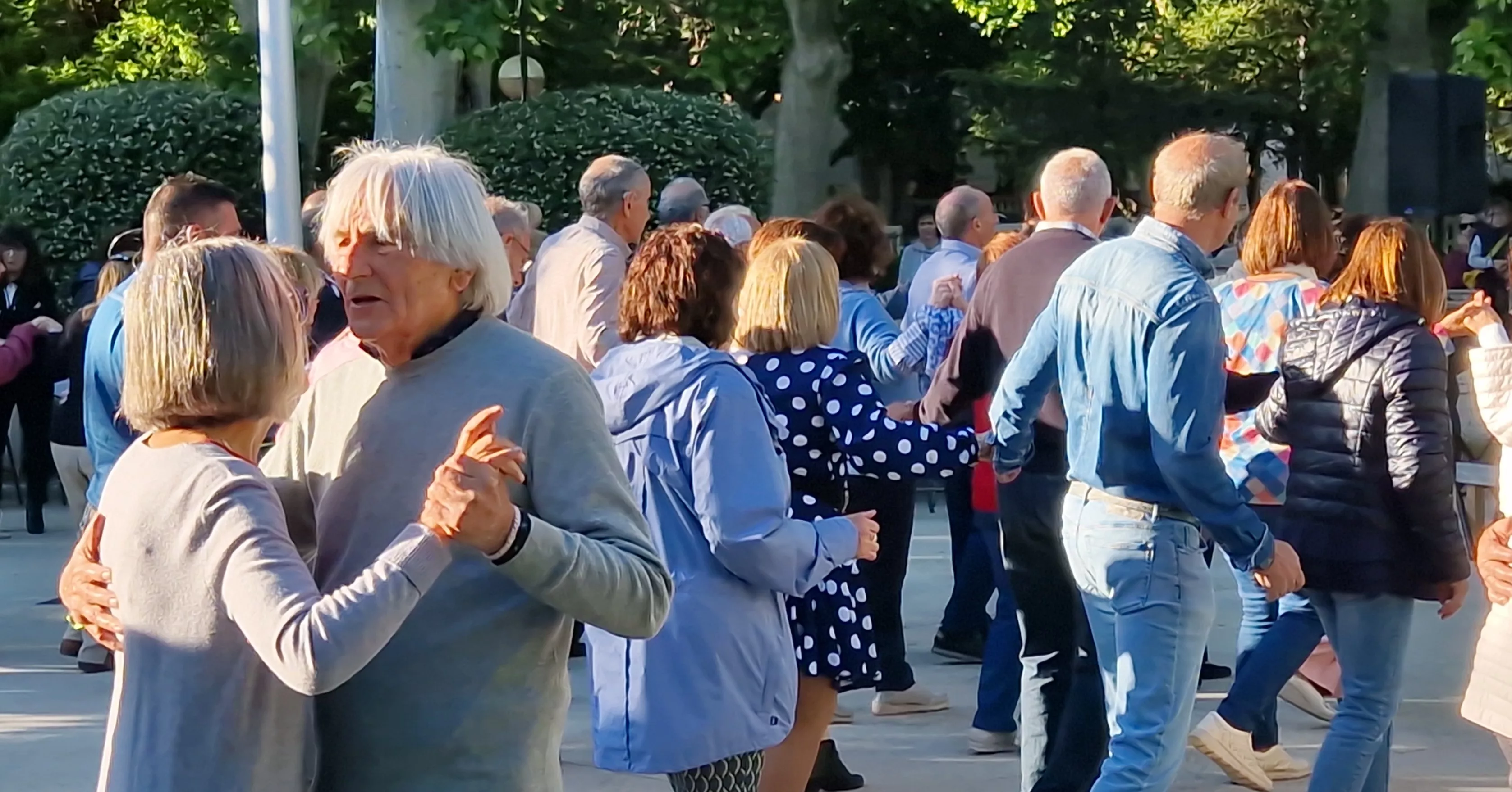 Primera sesión de  “Sácame a bailar: Jardín de Verano” 2026. Foto Myriam Martínez