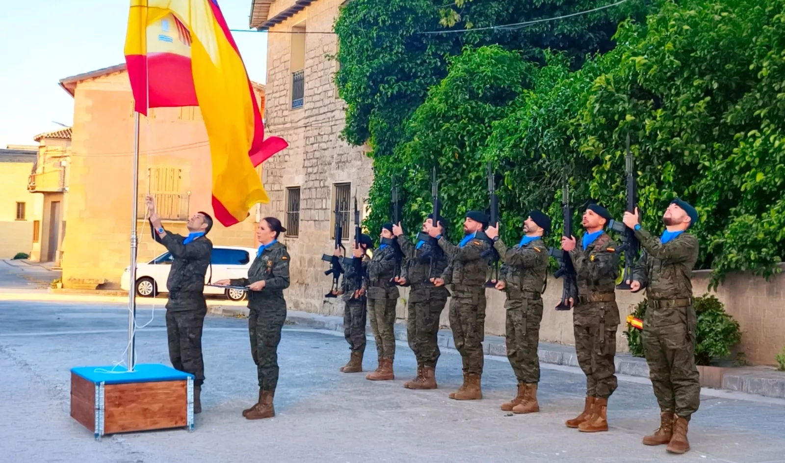 Ortilla ha rendido homenaje al teniente general Perena, un sertoriano ilustrado para modernizar España. Foto María José Sampietro