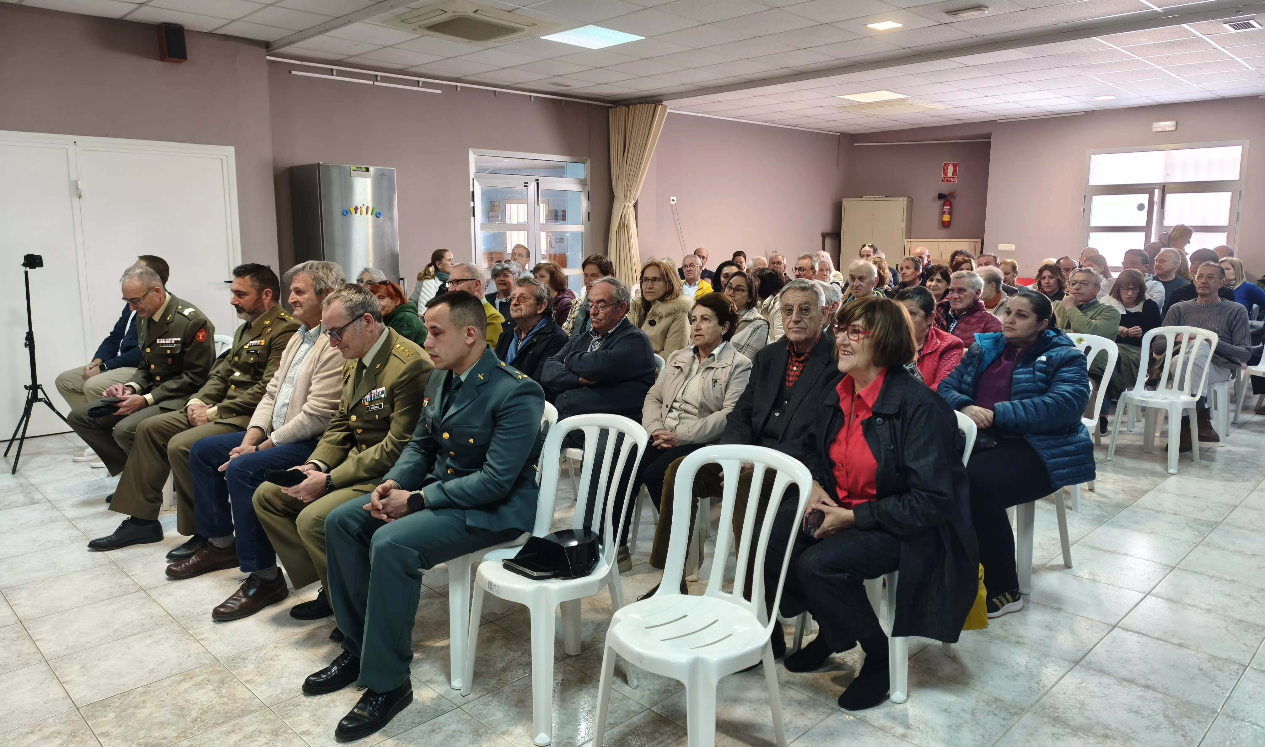 Homenaje al Teniente General Perena en Ortilla. Foto María José Sampietro