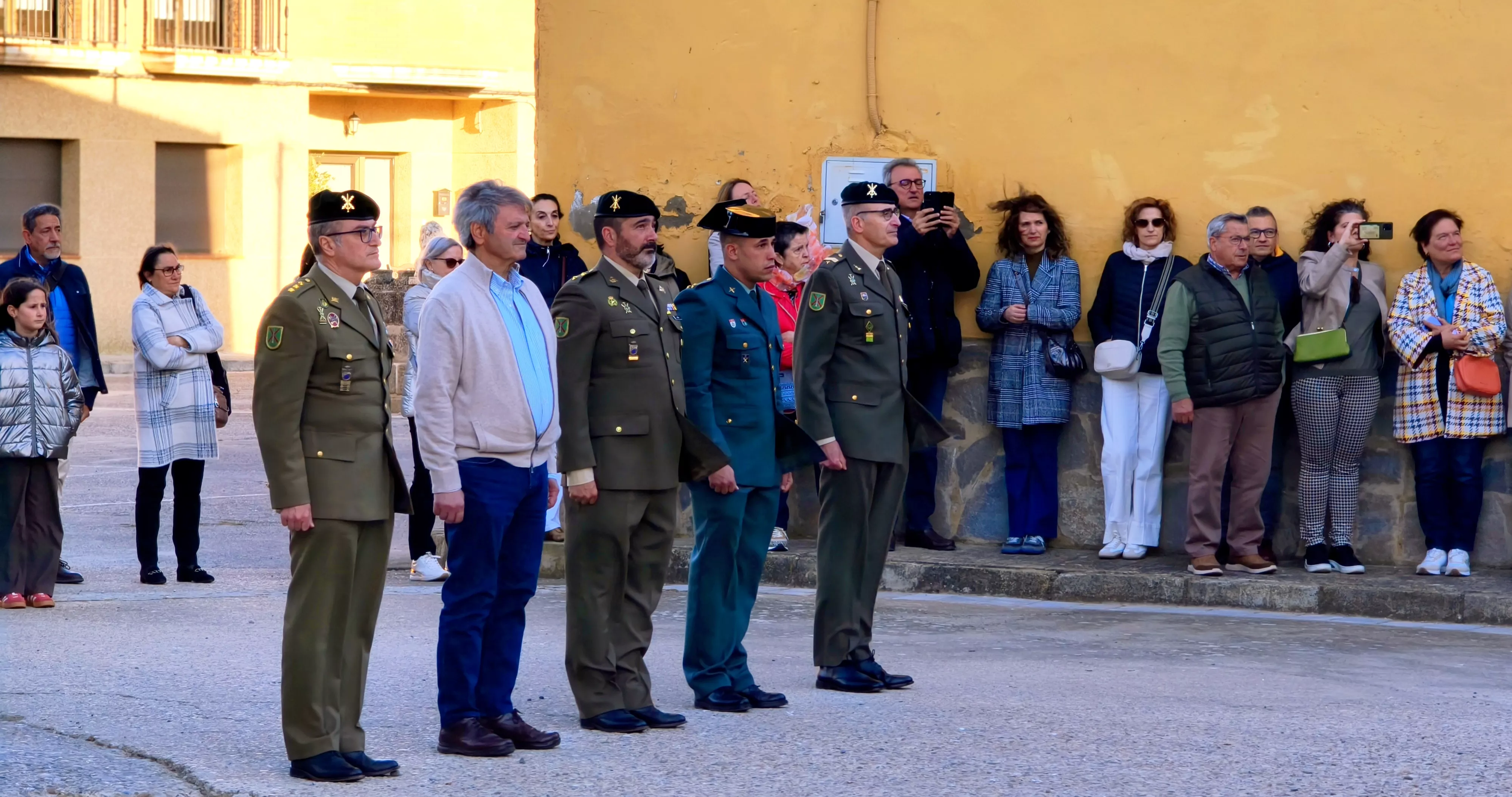Homenaje al Teniente General Perena en Ortilla. Foto María José Sampietro