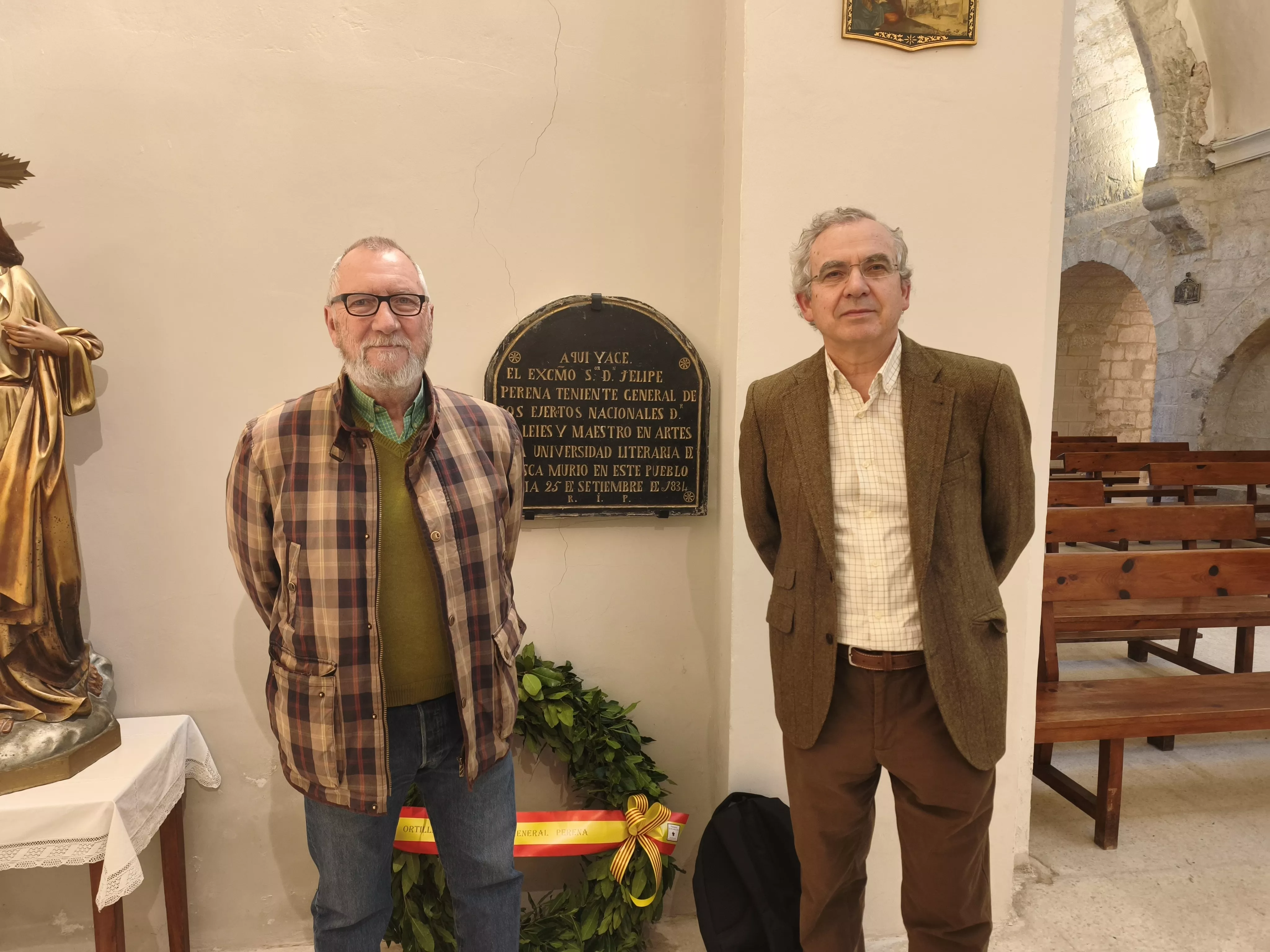 Homenaje al Teniente General Perena en Ortilla. Foto María José Sampietro