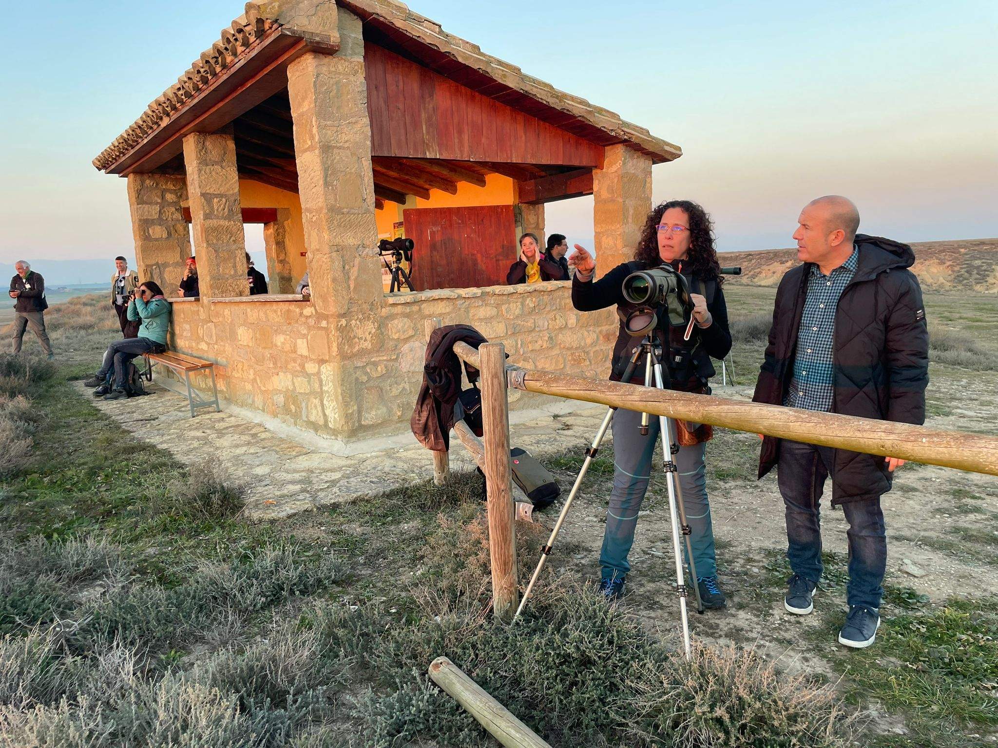Las Jornadas Nacionales de la Grulla Común arrancan en Montmesa y su entorno.