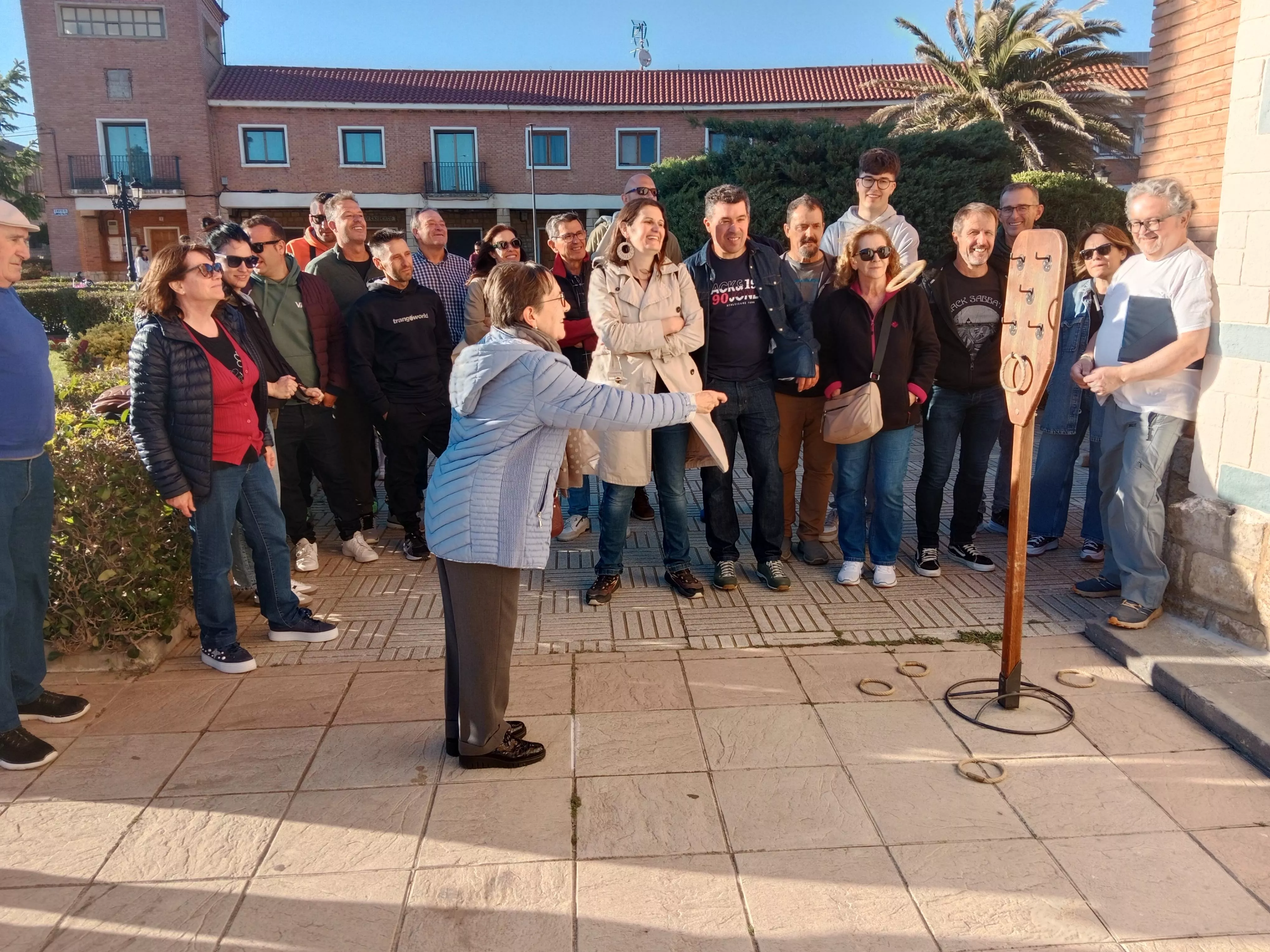 Juegos tradicionales, San Lorenzo del Flumen, anillas verticales, diario de Huesca
