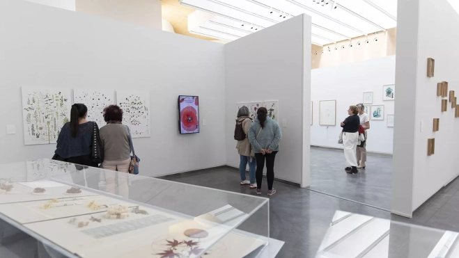 “Ellas ilustran botánica” llena el CDAN de pioneras, herbarios y arte contemporáneo. Foto Javier Broto Hernando “Ellas ilustran botánica” llena el CDAN de pioneras, herbarios y arte contemporáneo. Foto Javier Broto Hernando