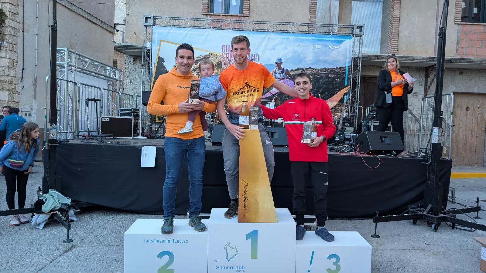Podium masculino 9km