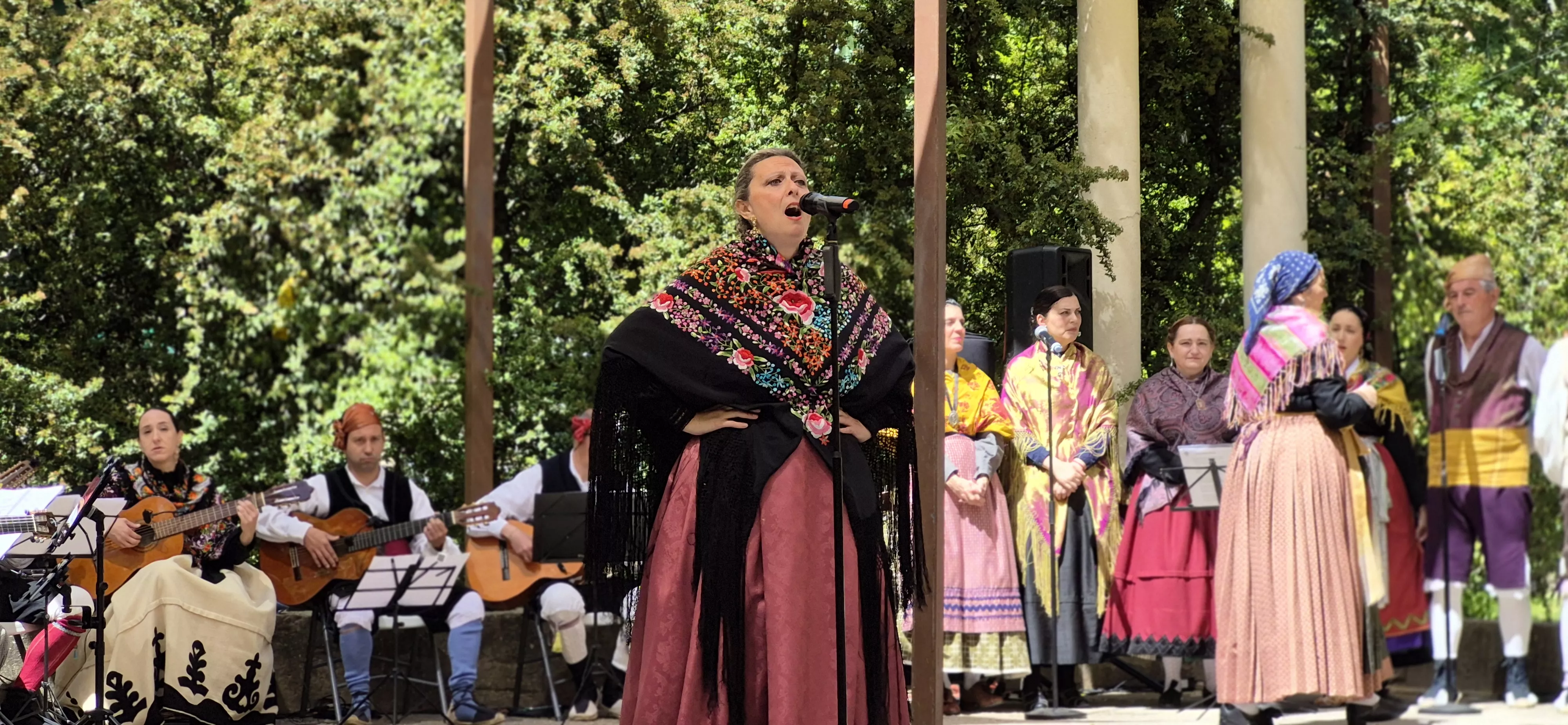 La Agrupación Folklórica Santa Cecilia en el Ciclo de Folclore Aragonés 2026. Foto Myriam Martínez