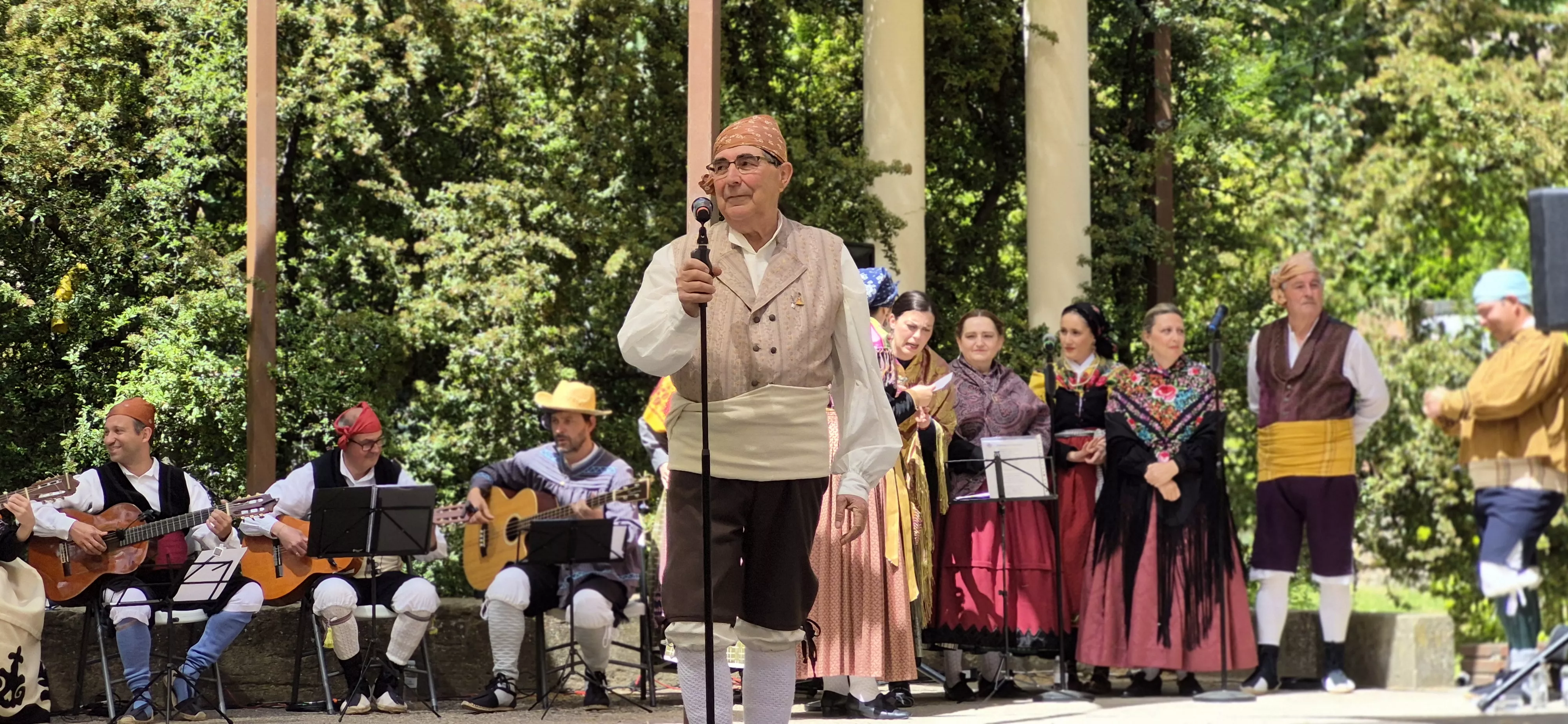 La Agrupación Folklórica Santa Cecilia en el Ciclo de Folclore Aragonés 2026. Foto Myriam Martínez