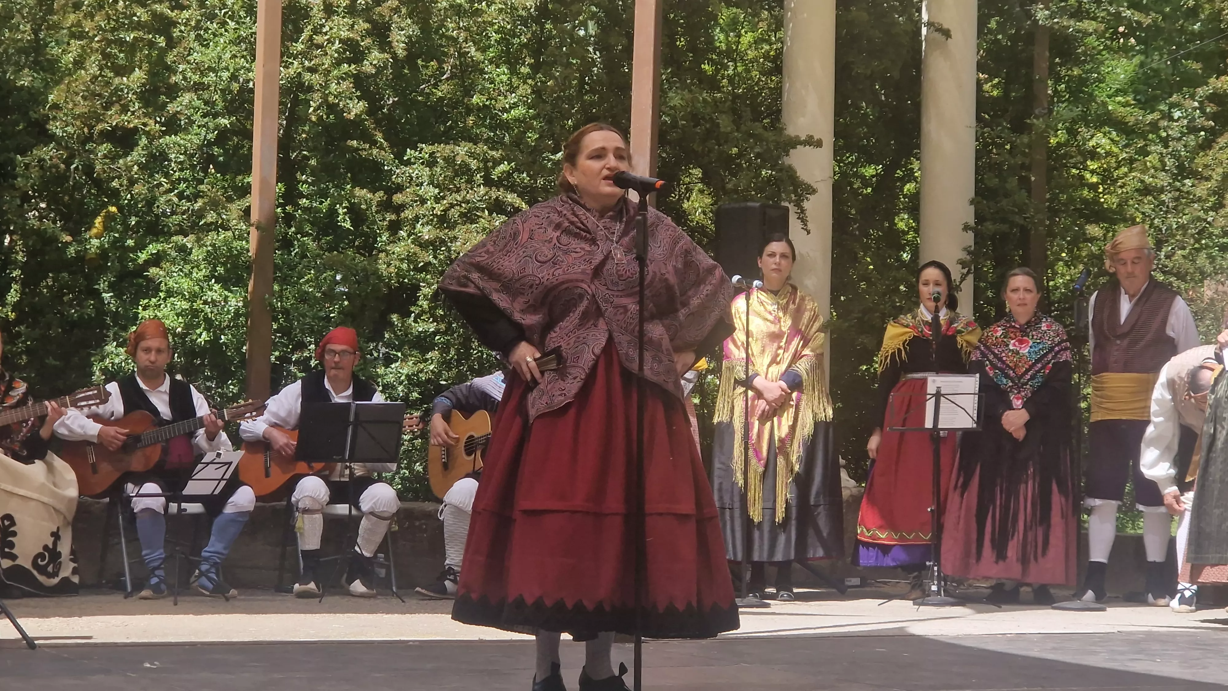 La Agrupación Folklórica Santa Cecilia en el Ciclo de Folclore Aragonés 2026. Foto Myriam Martínez
